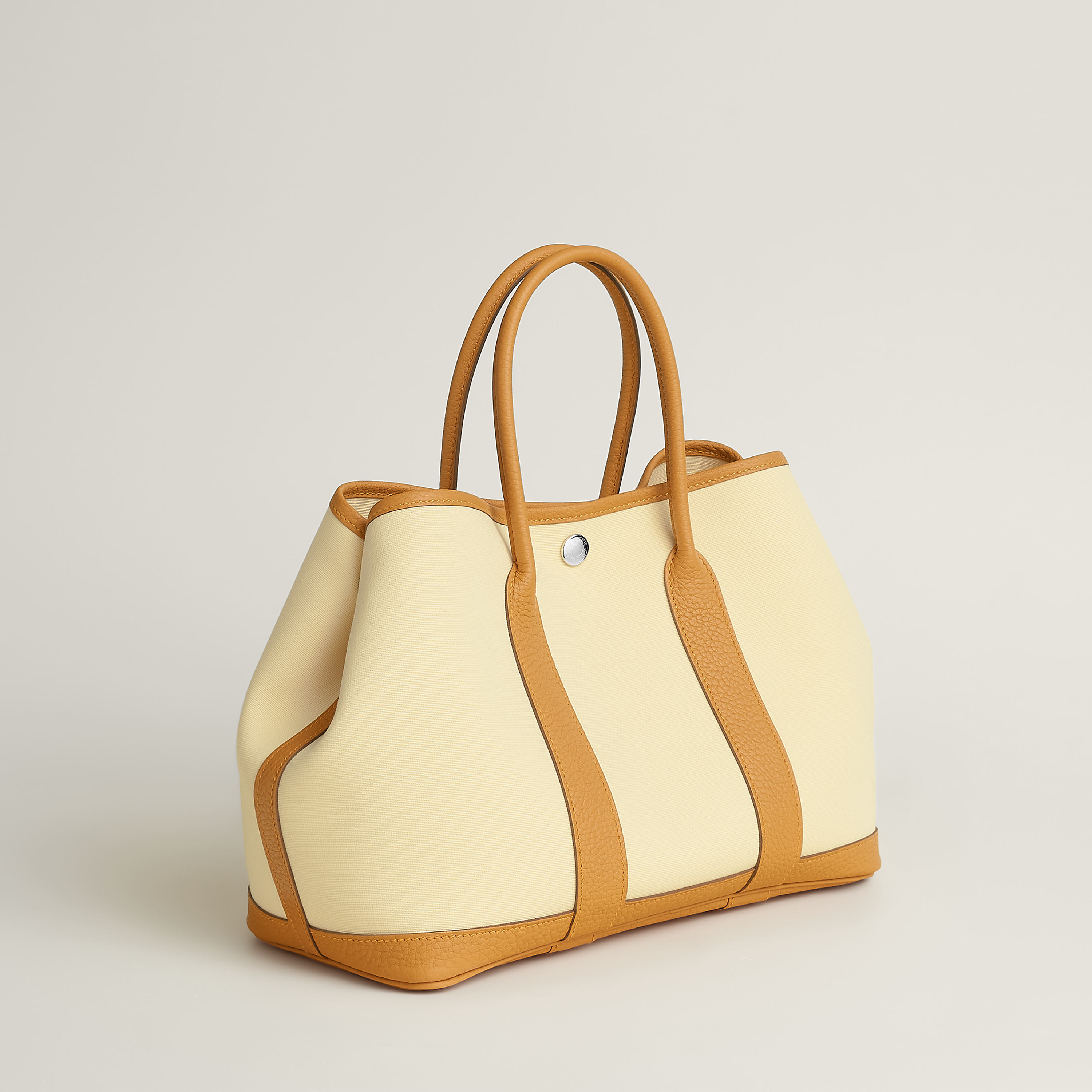 Hermès Garden Party and Neo Garden comparison 30 cm calfskin Vanille / Naturel / Sable