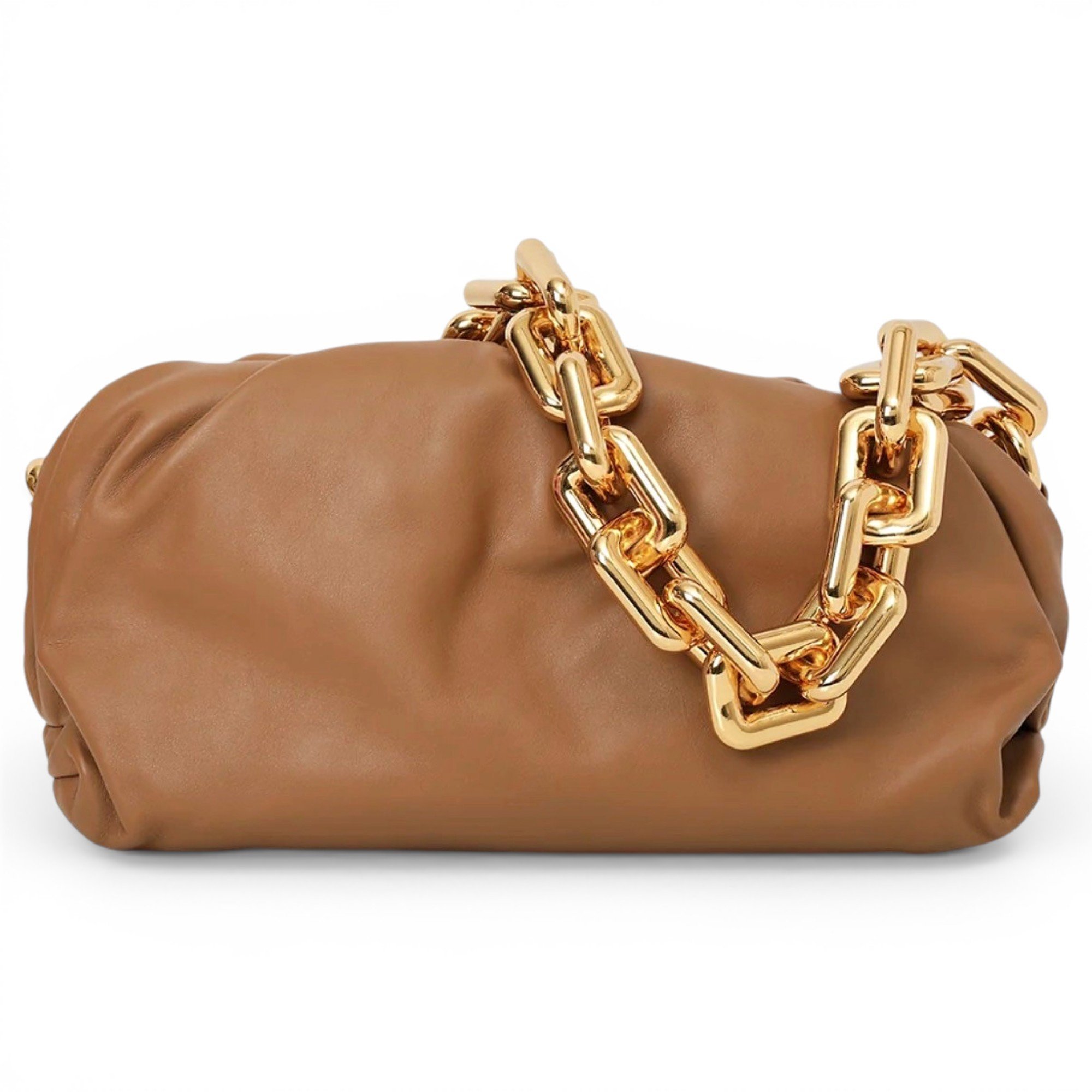 Chain Pouch leather handbag
