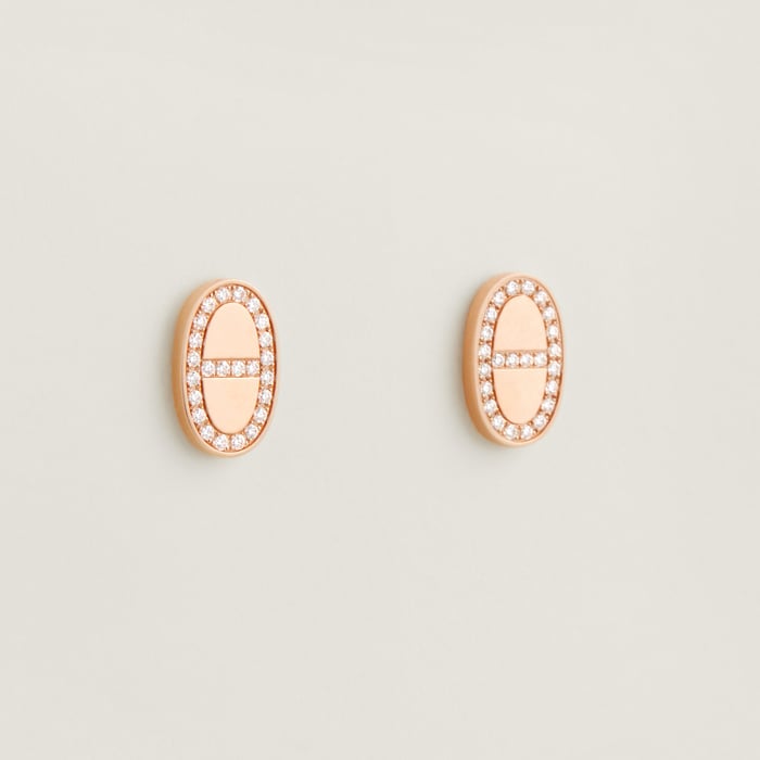 Sans Coloris Chaine d'Ancre Contour Earrings