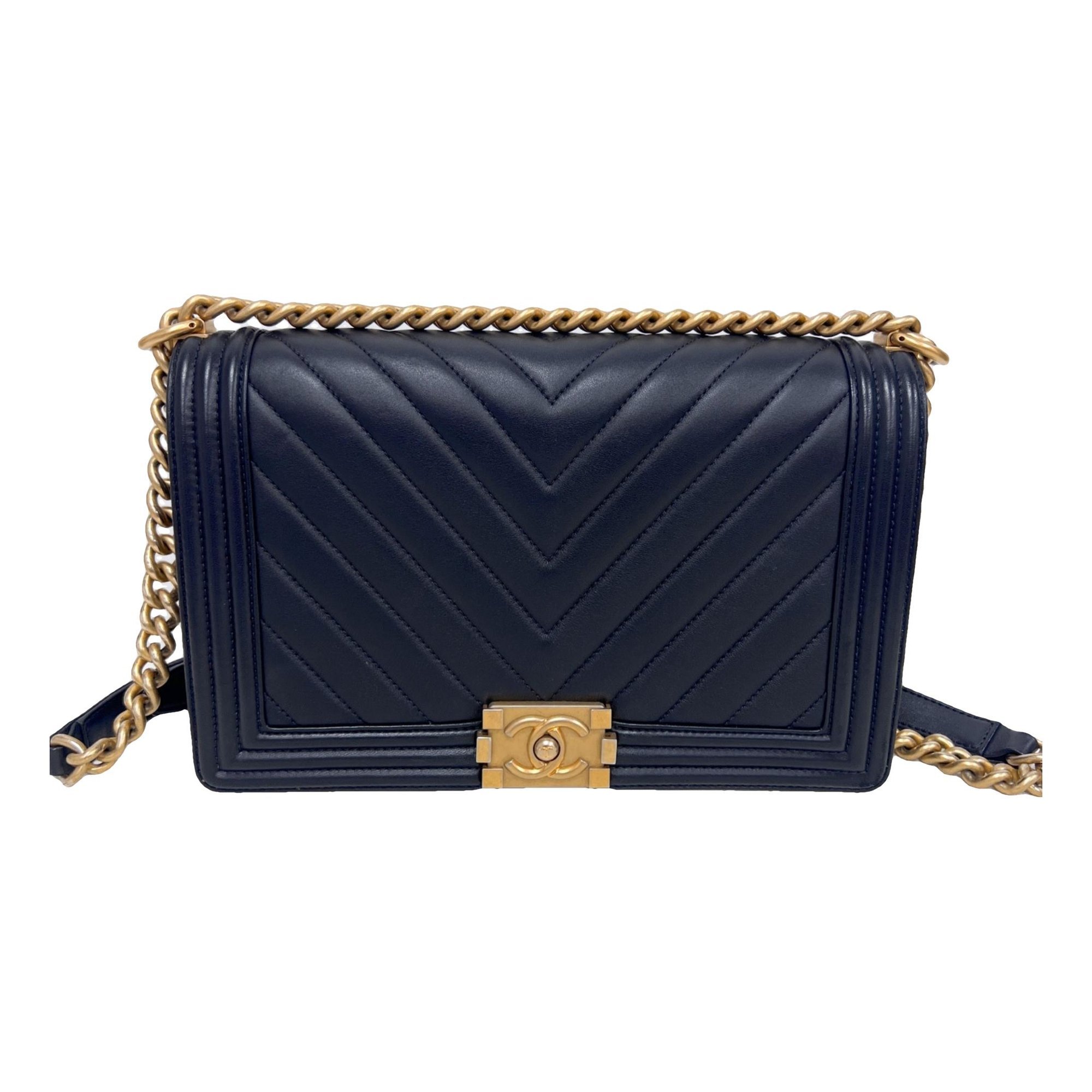 Boy leather crossbody bag