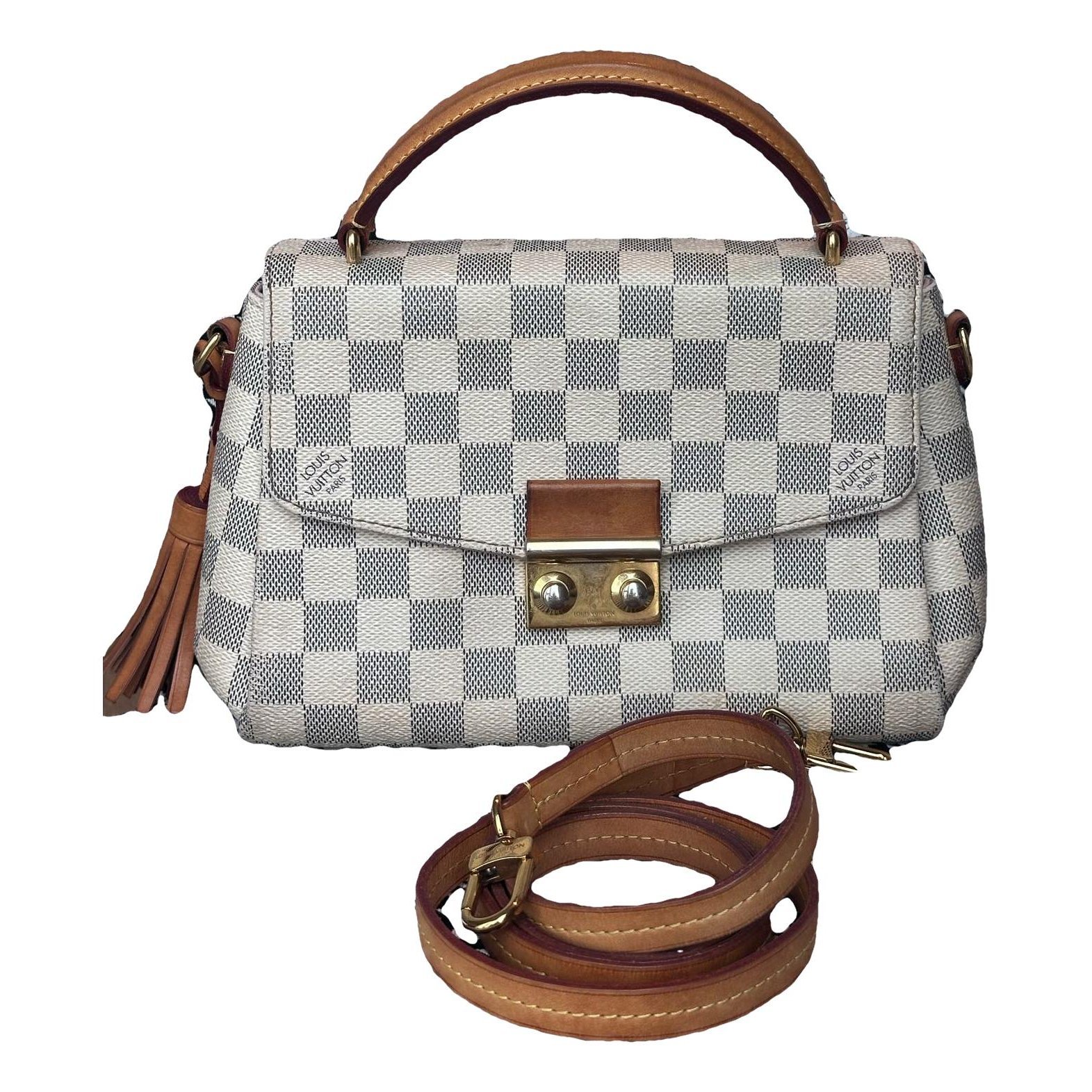 Croisette leather handbag