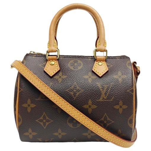 Nano Speedy / Mini HL leather handbag