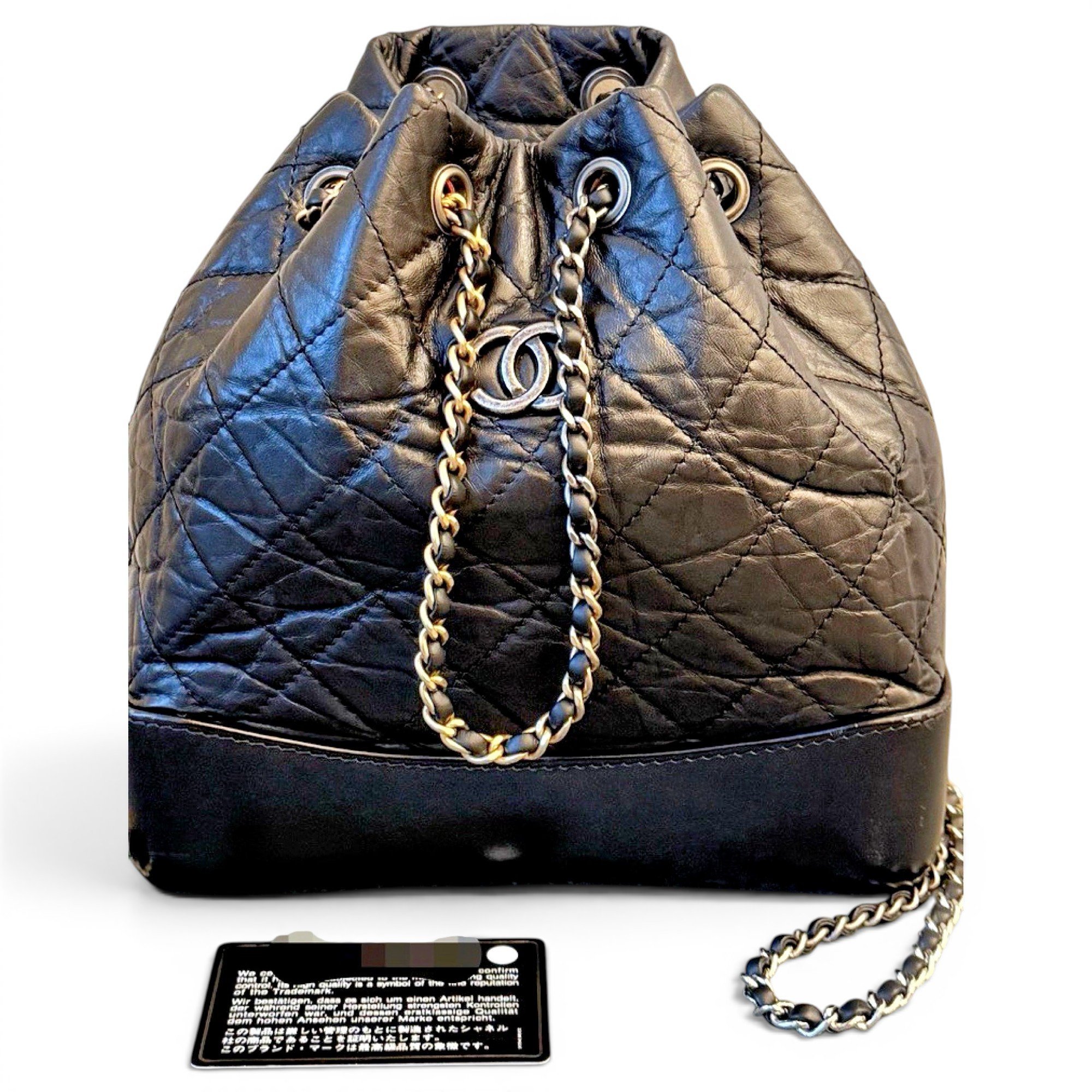 Gabrielle Bucket leather bag