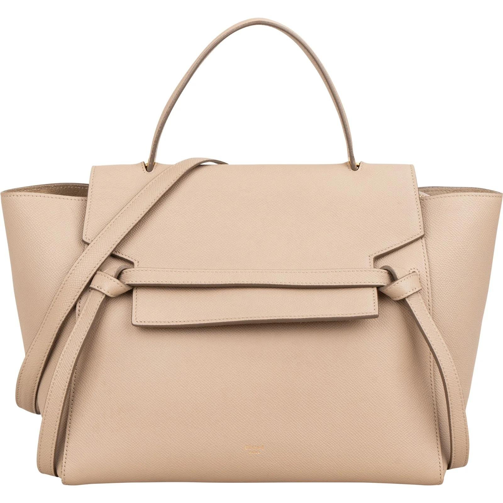 Belt leather handbag