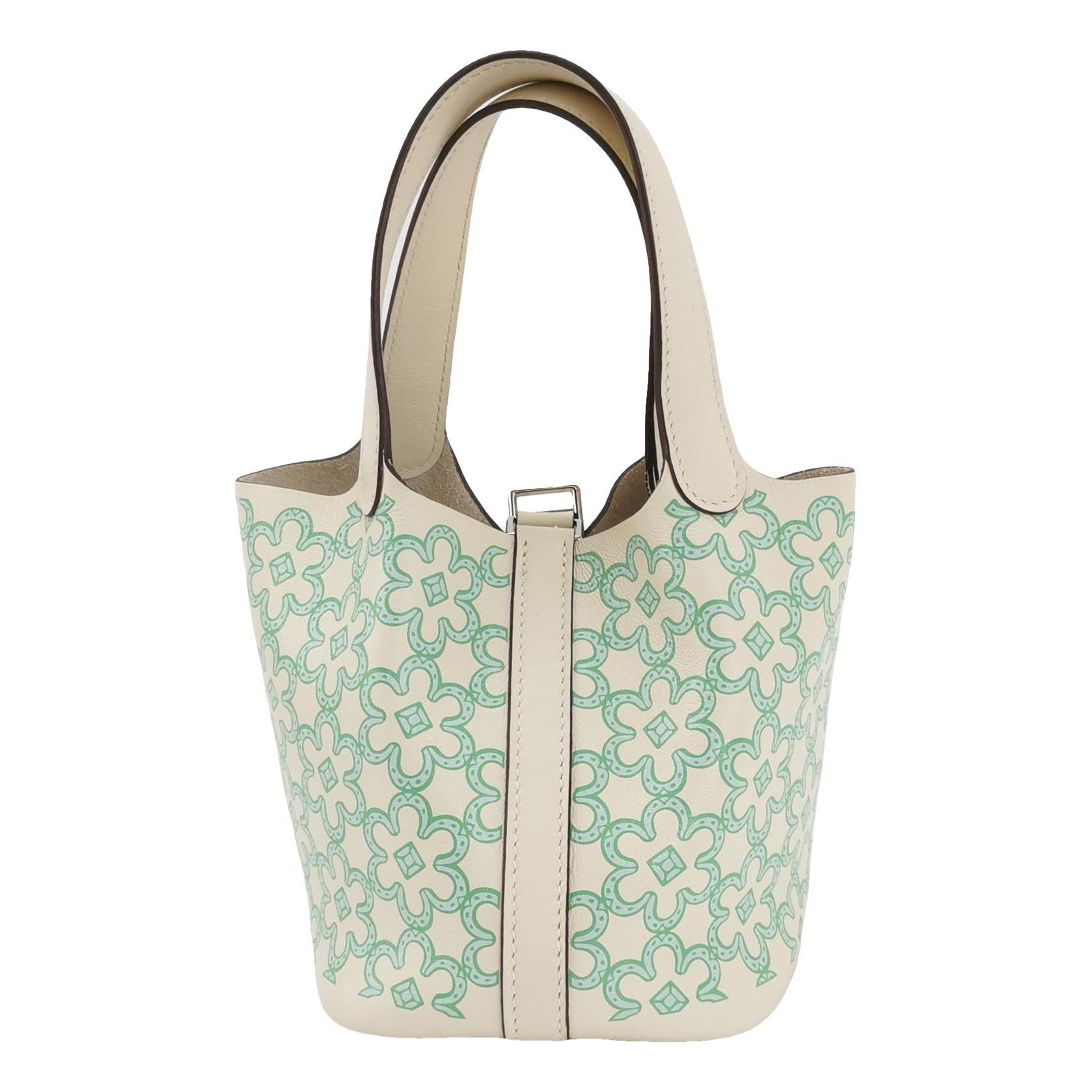 Picotin leather tote