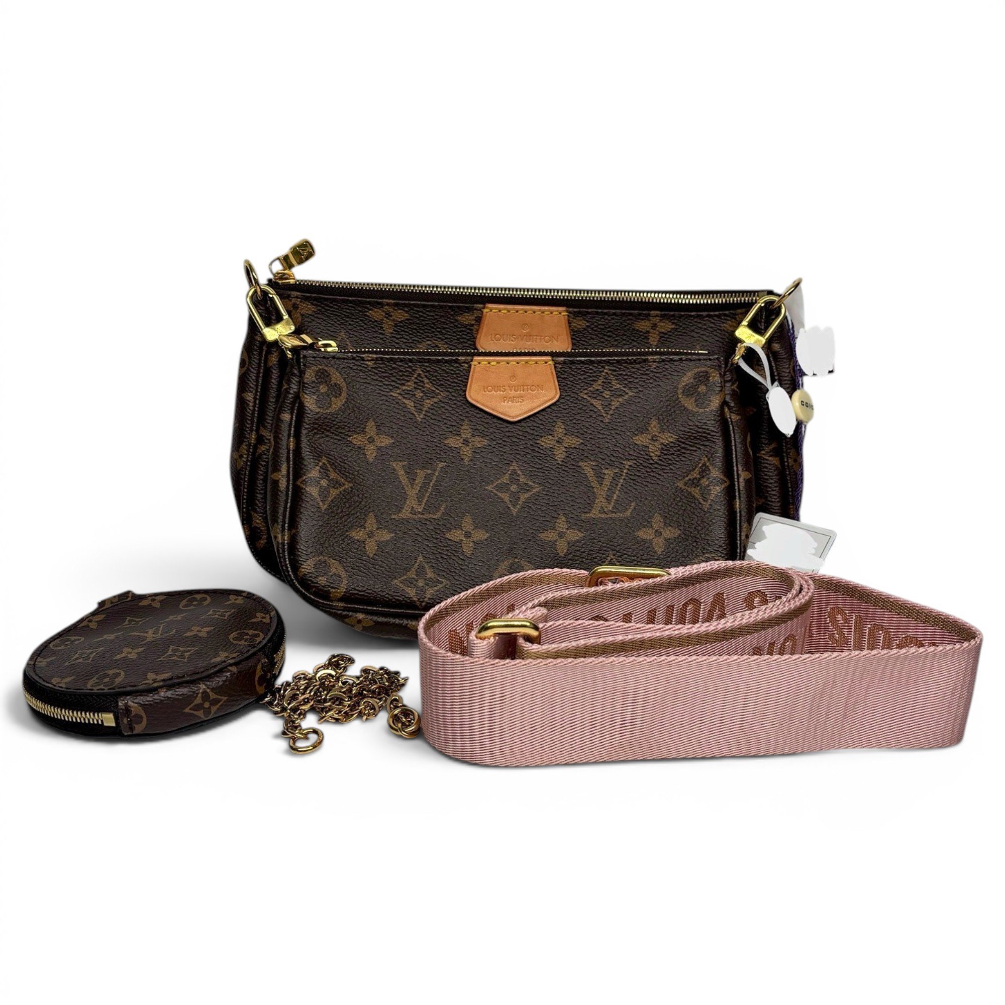 Multi Pochette Accessoires leather handbag