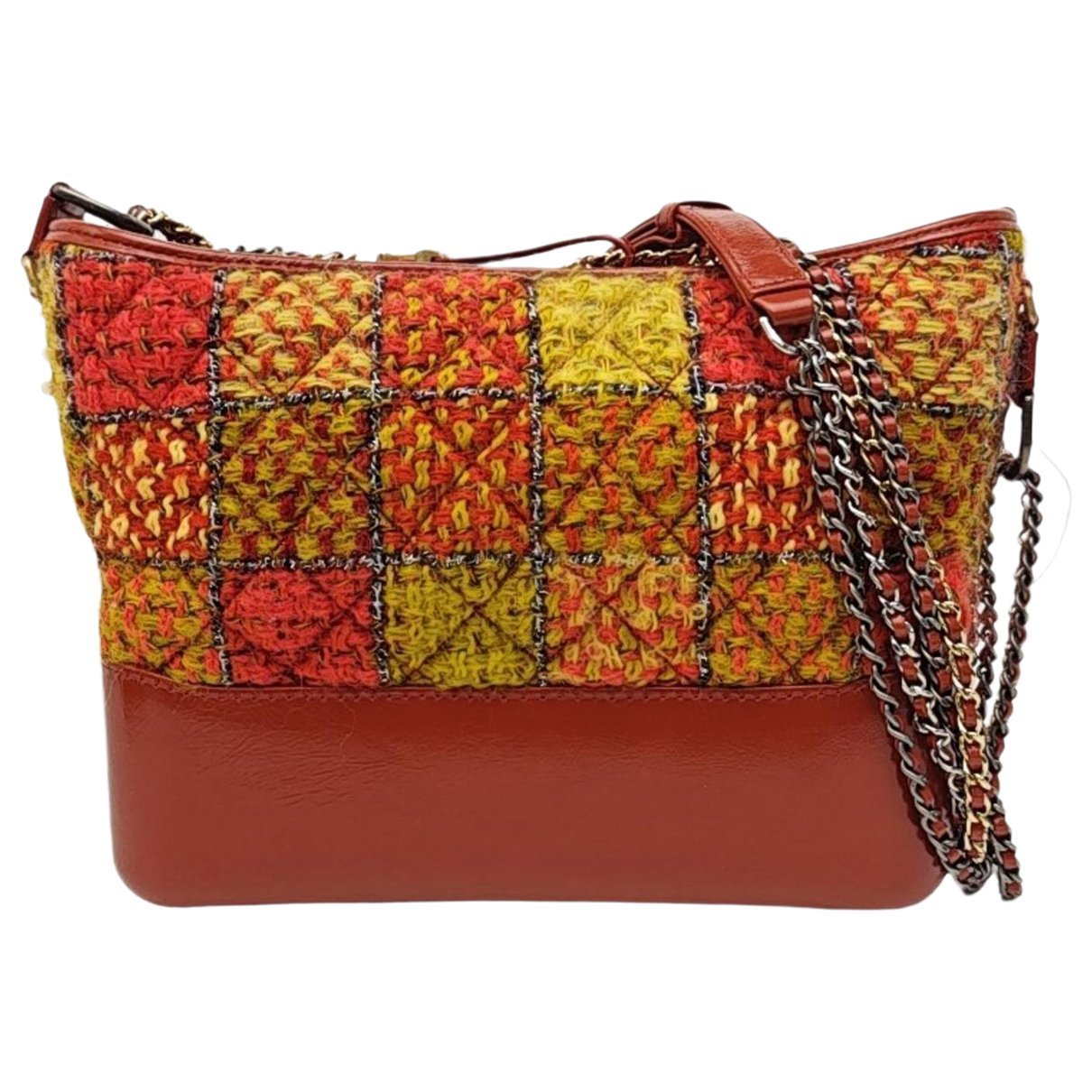 Chanel Gabrielle tweed handbag