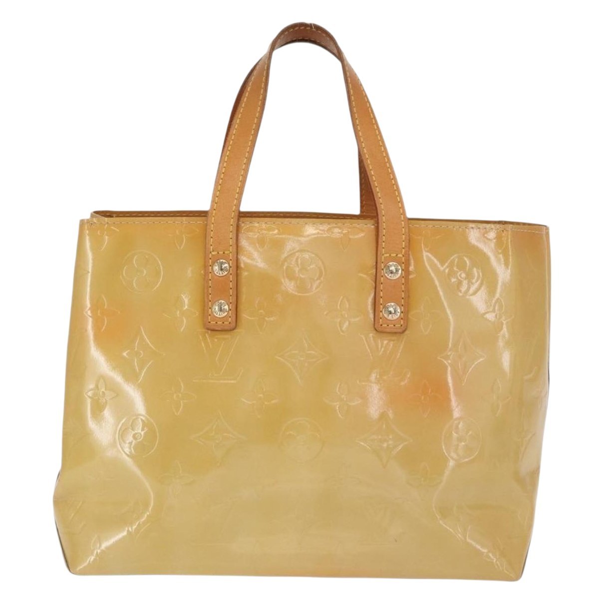 Reade patent leather handbag