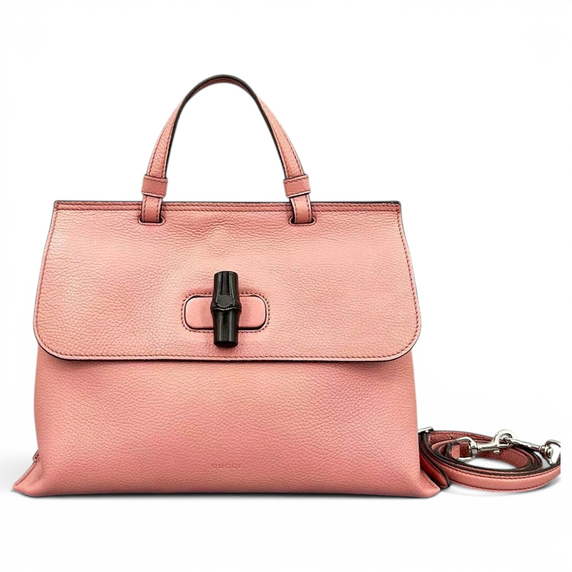 Bamboo Daily Top Handle leather handbag