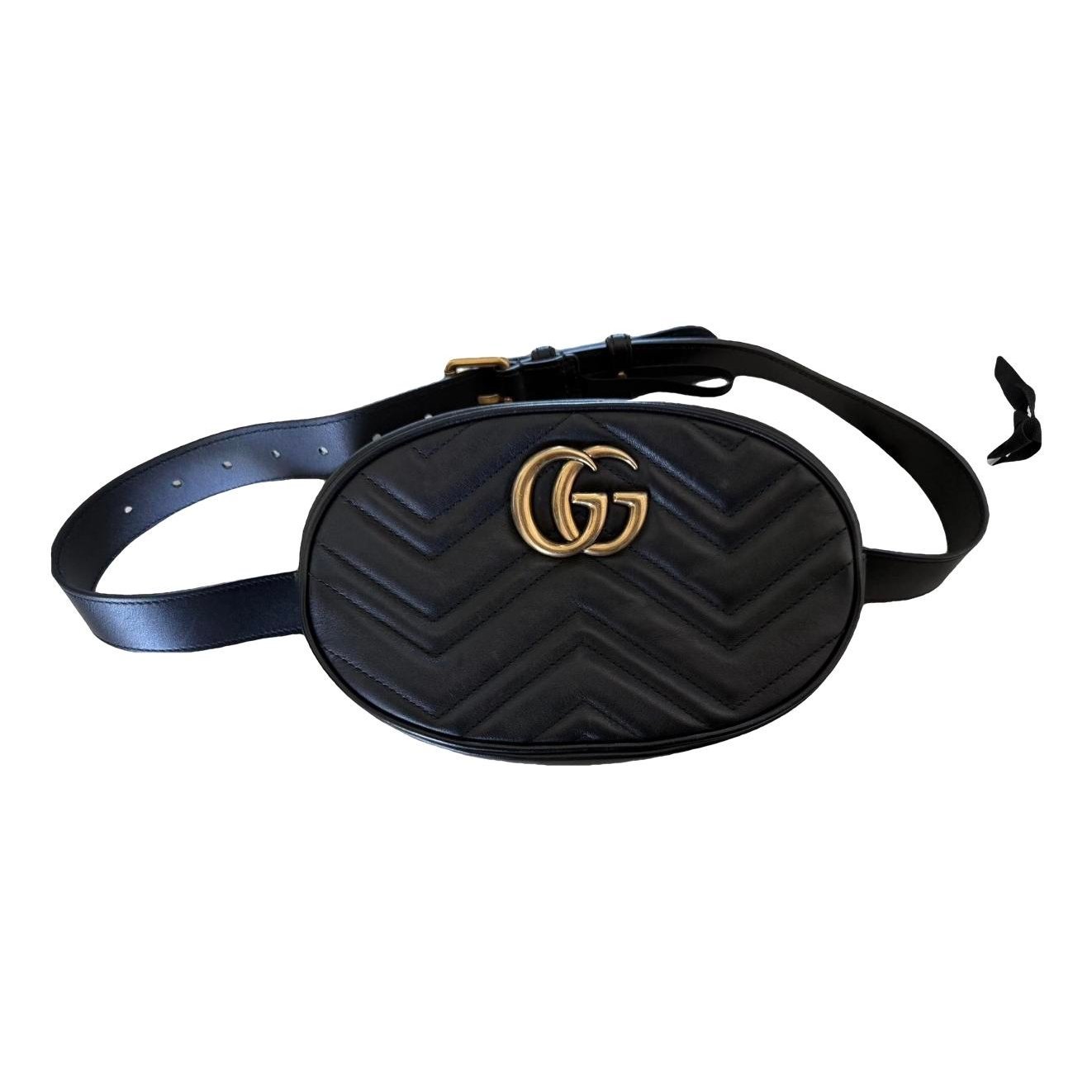 GG Marmont Oval leather mini bag