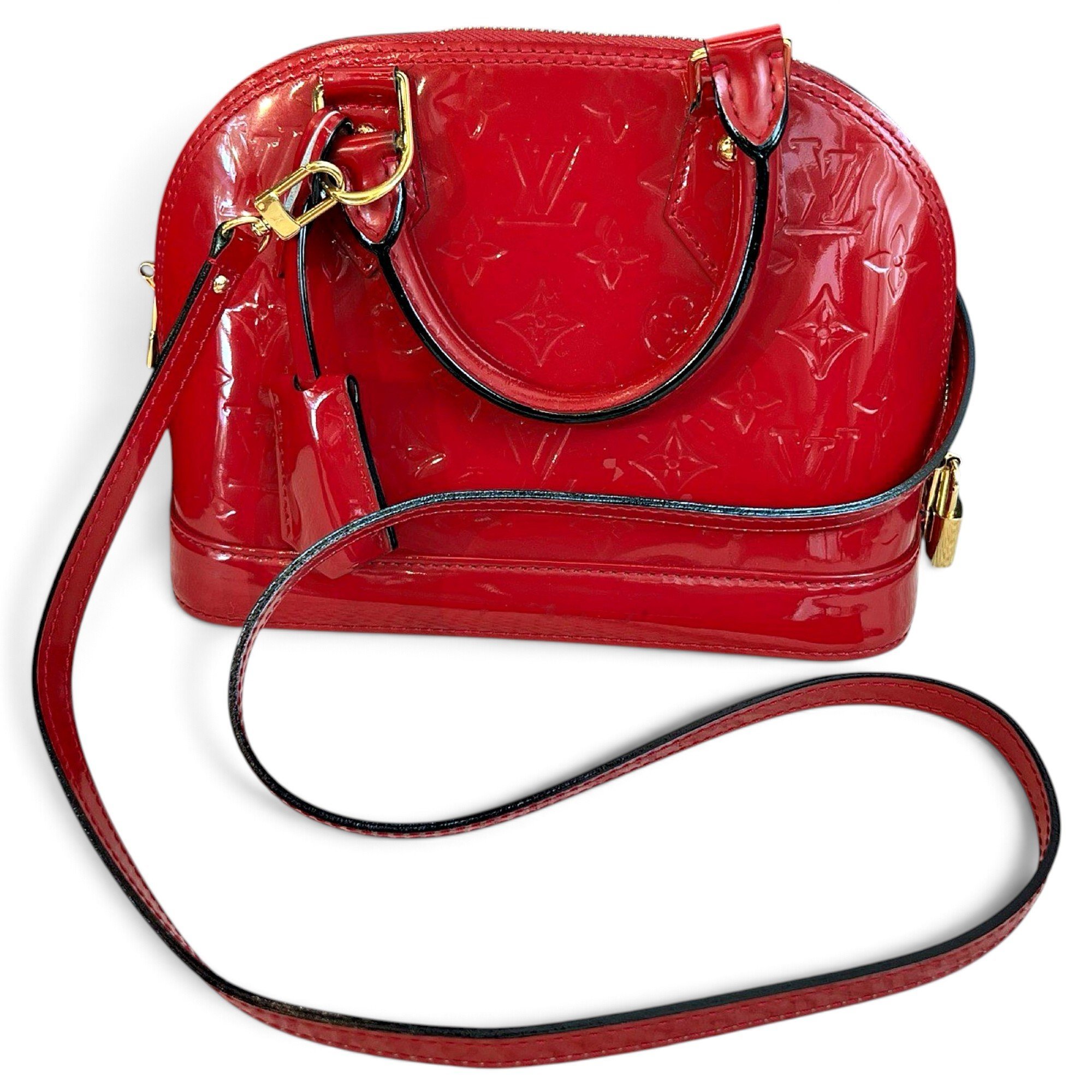 Alma BB patent leather crossbody bag