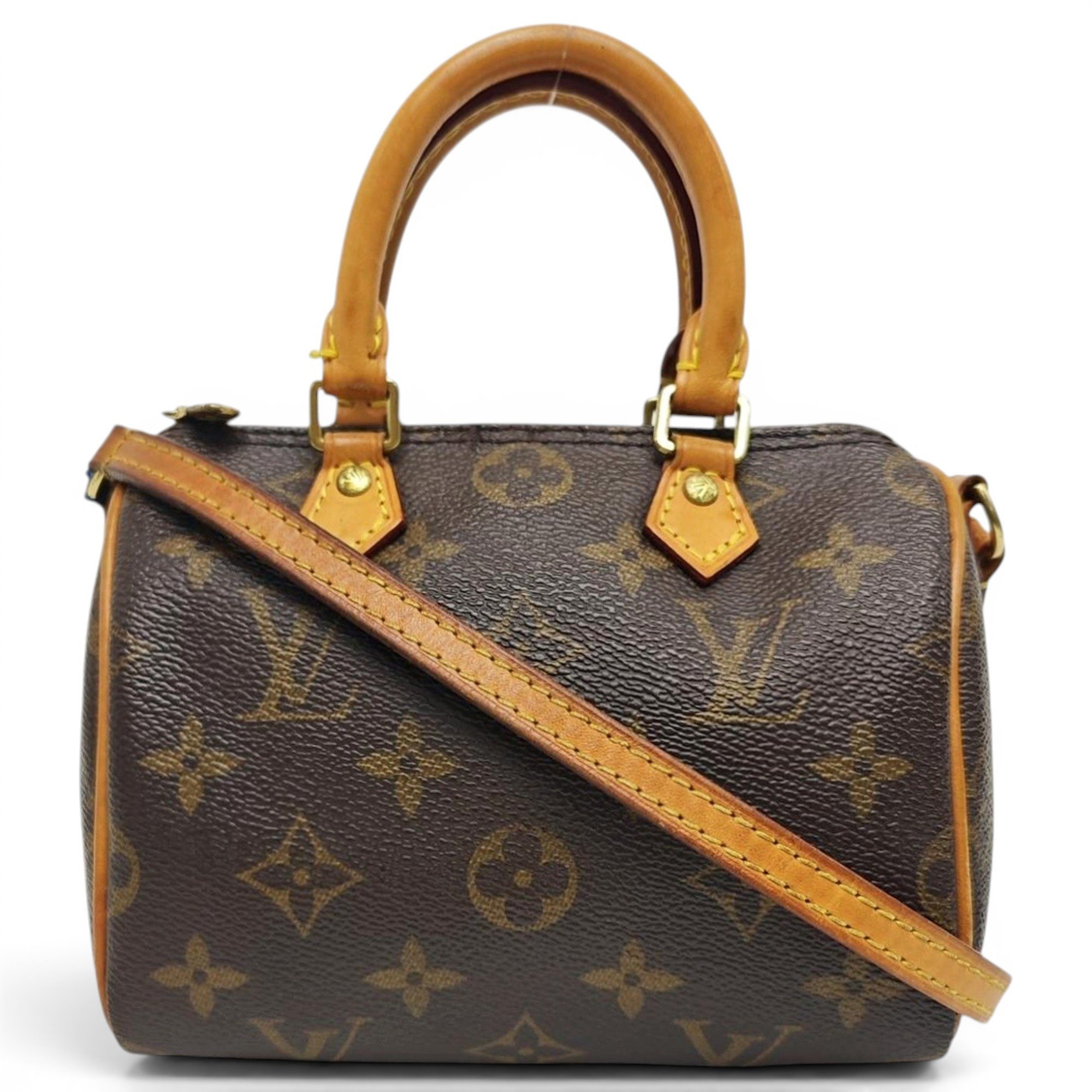 Nano Speedy / Mini HL leather handbag