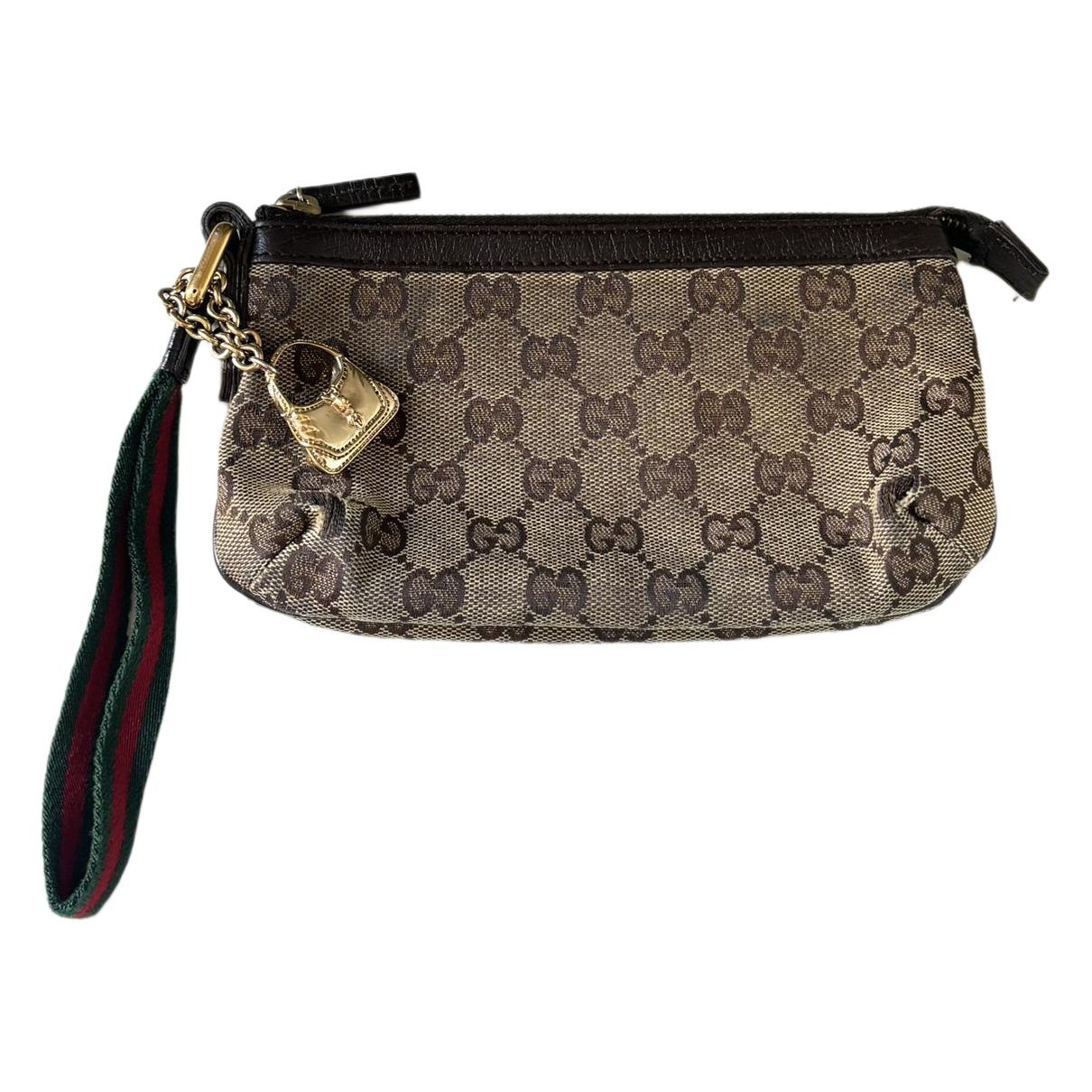 Ophidia cloth clutch bag