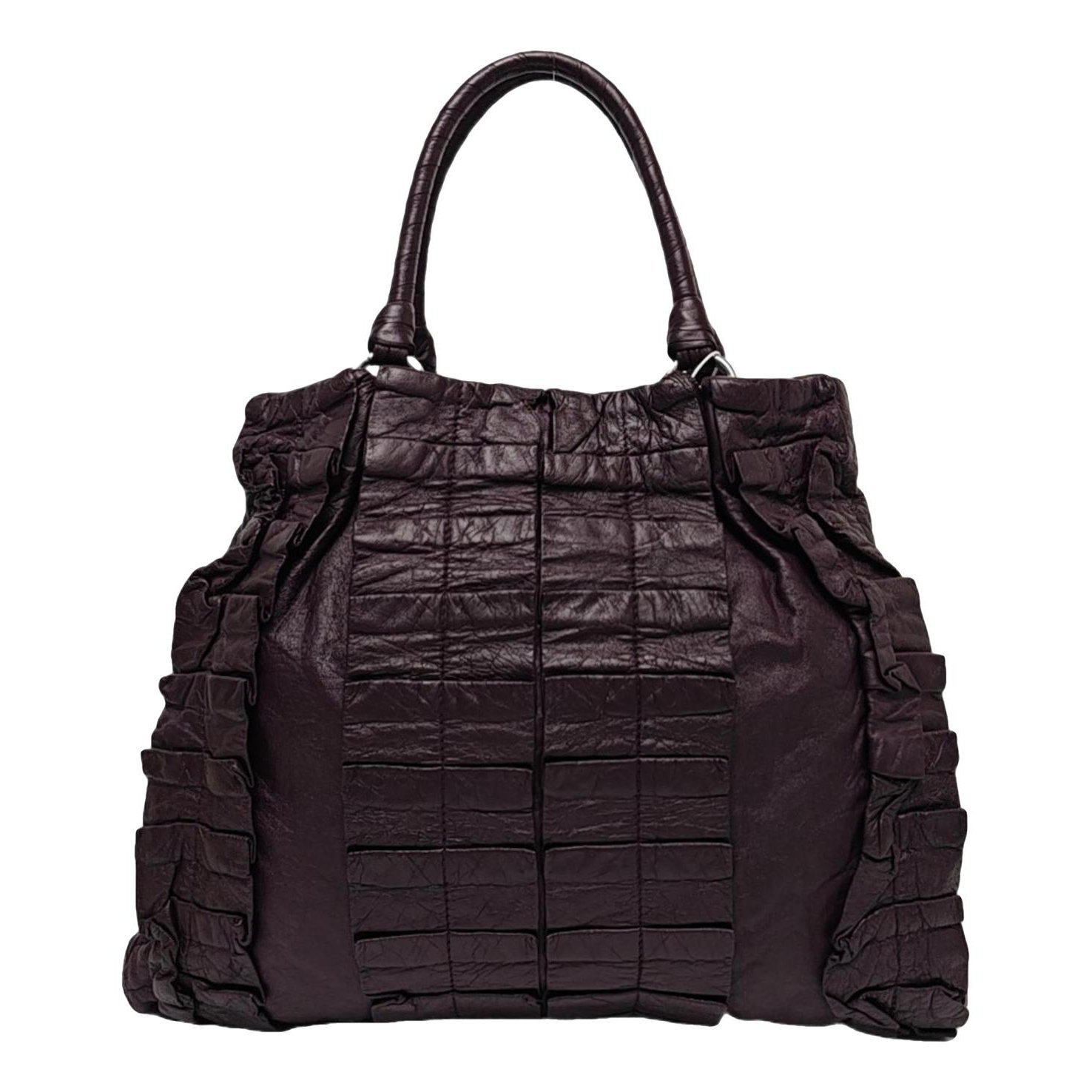 Leather handbag
