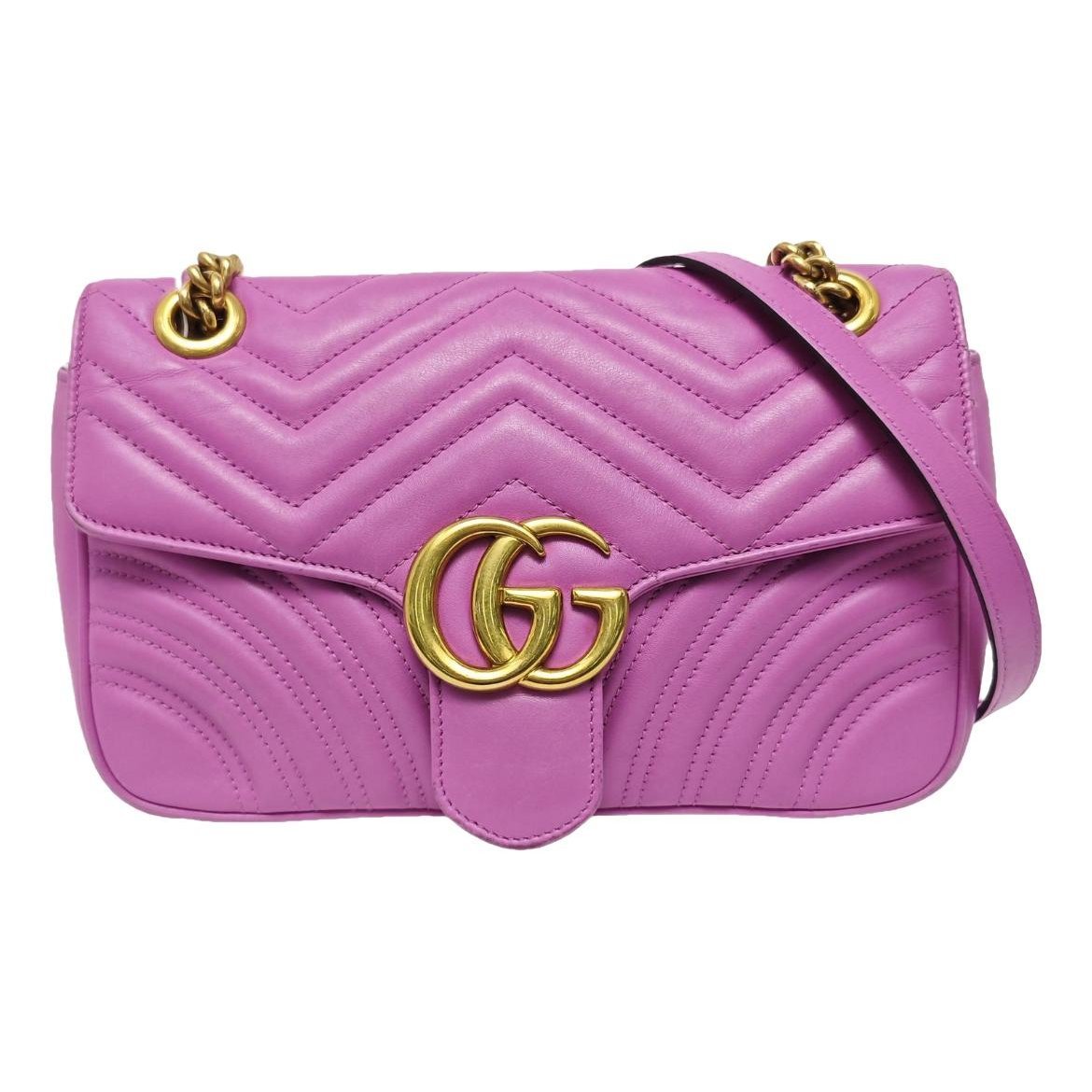 GG Marmont Flap leather crossbody bag
