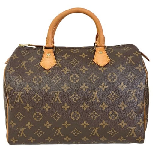 Speedy leather handbag