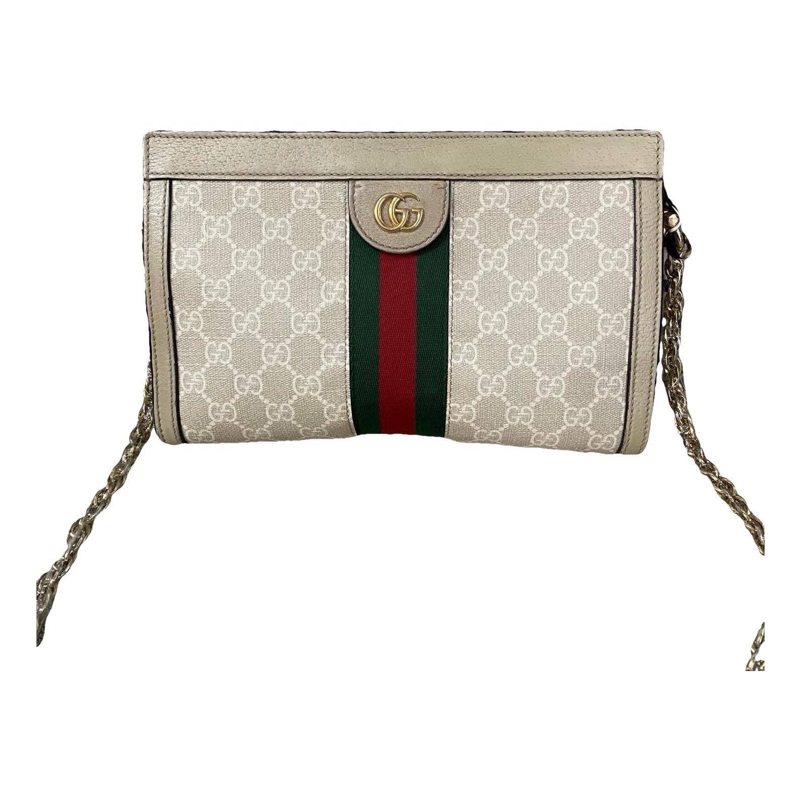 Ophidia Chain leather handbag