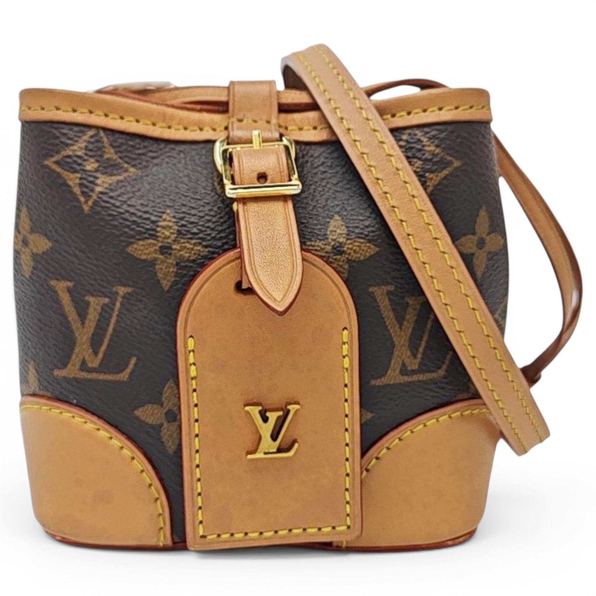 Nano Noé leather handbag