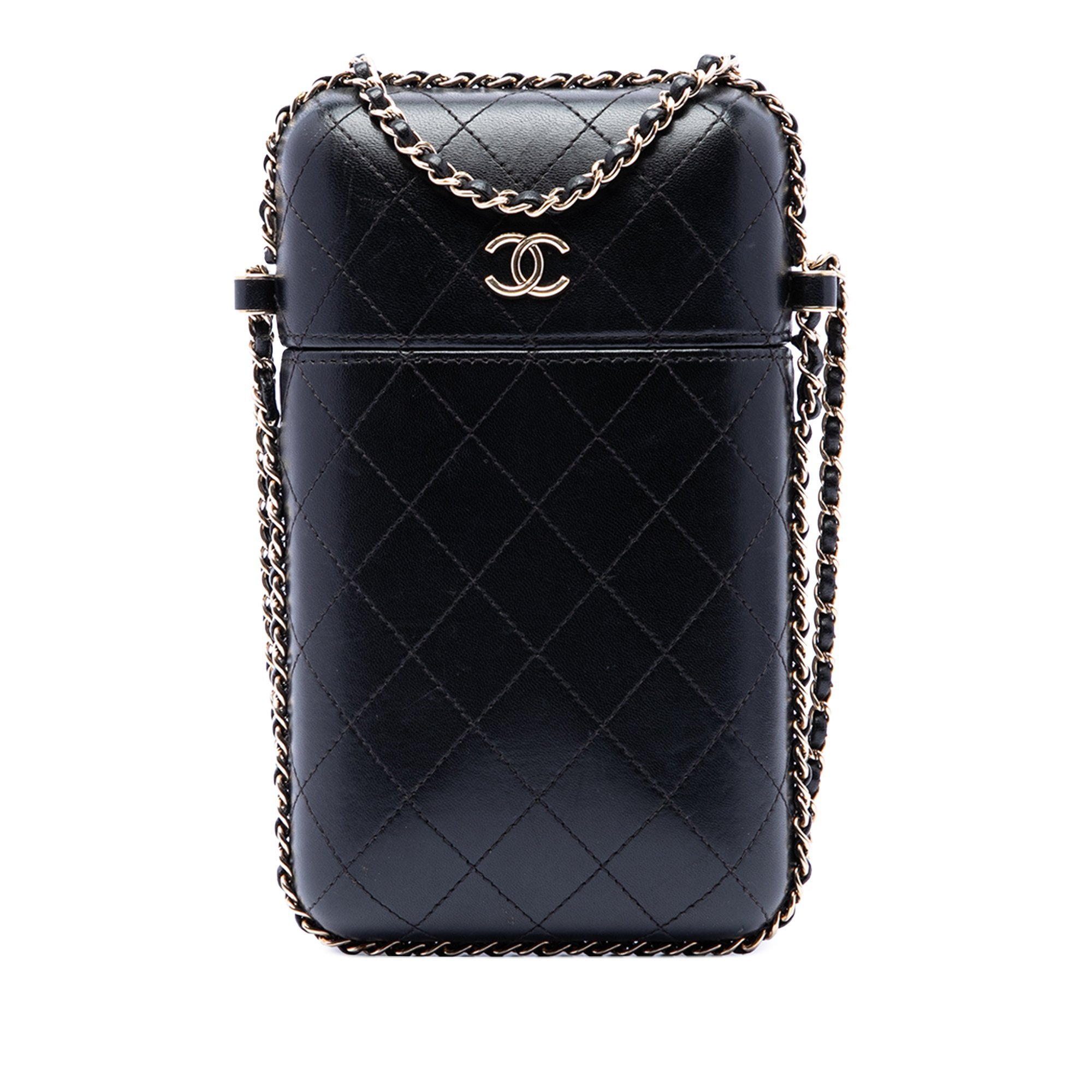 Chain Around leather handbag