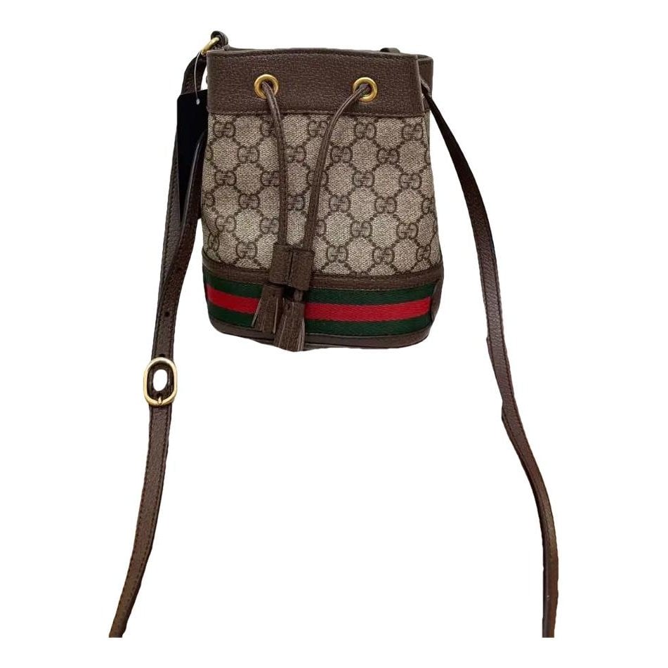 Ophidia Bucket leather crossbody bag