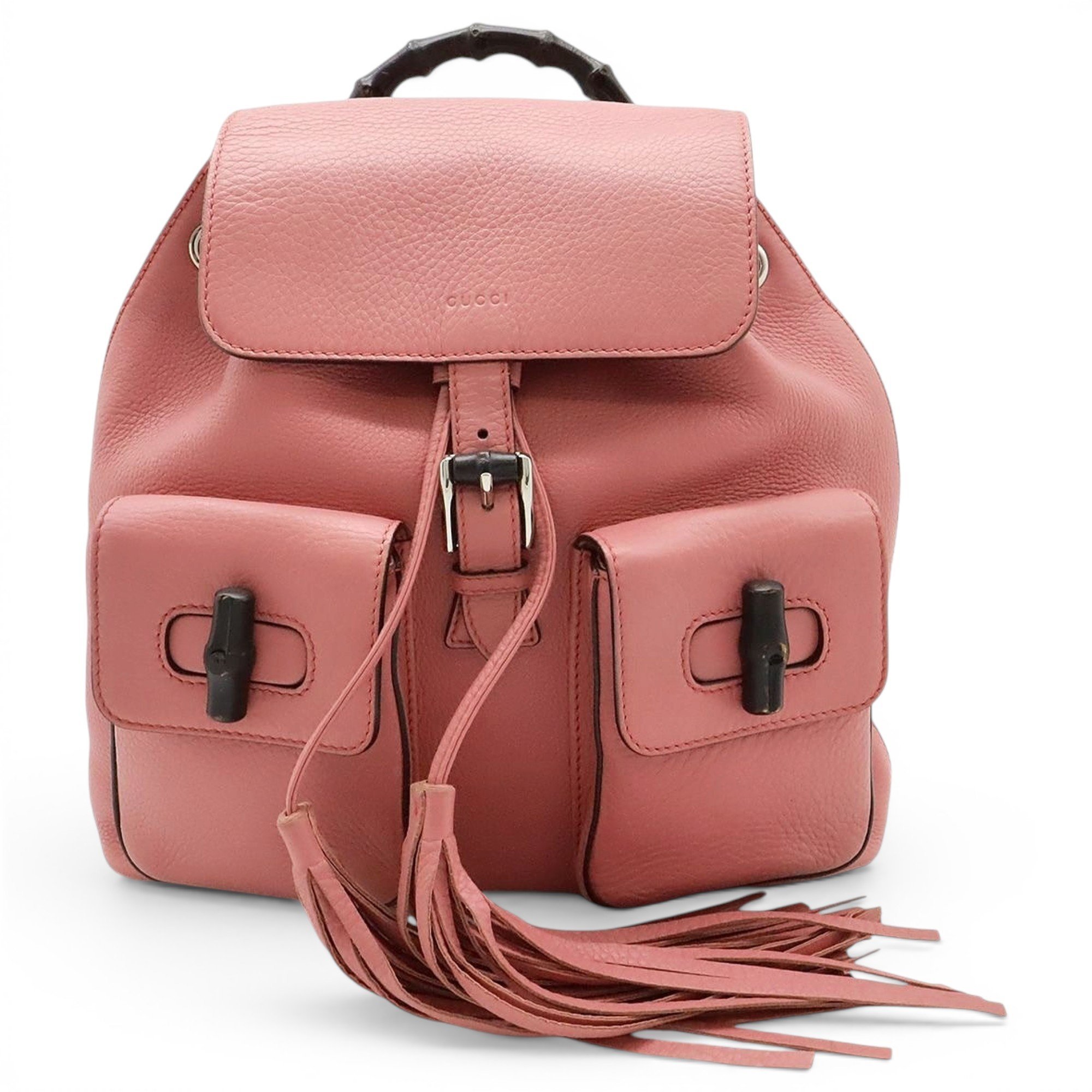 Leather backpack