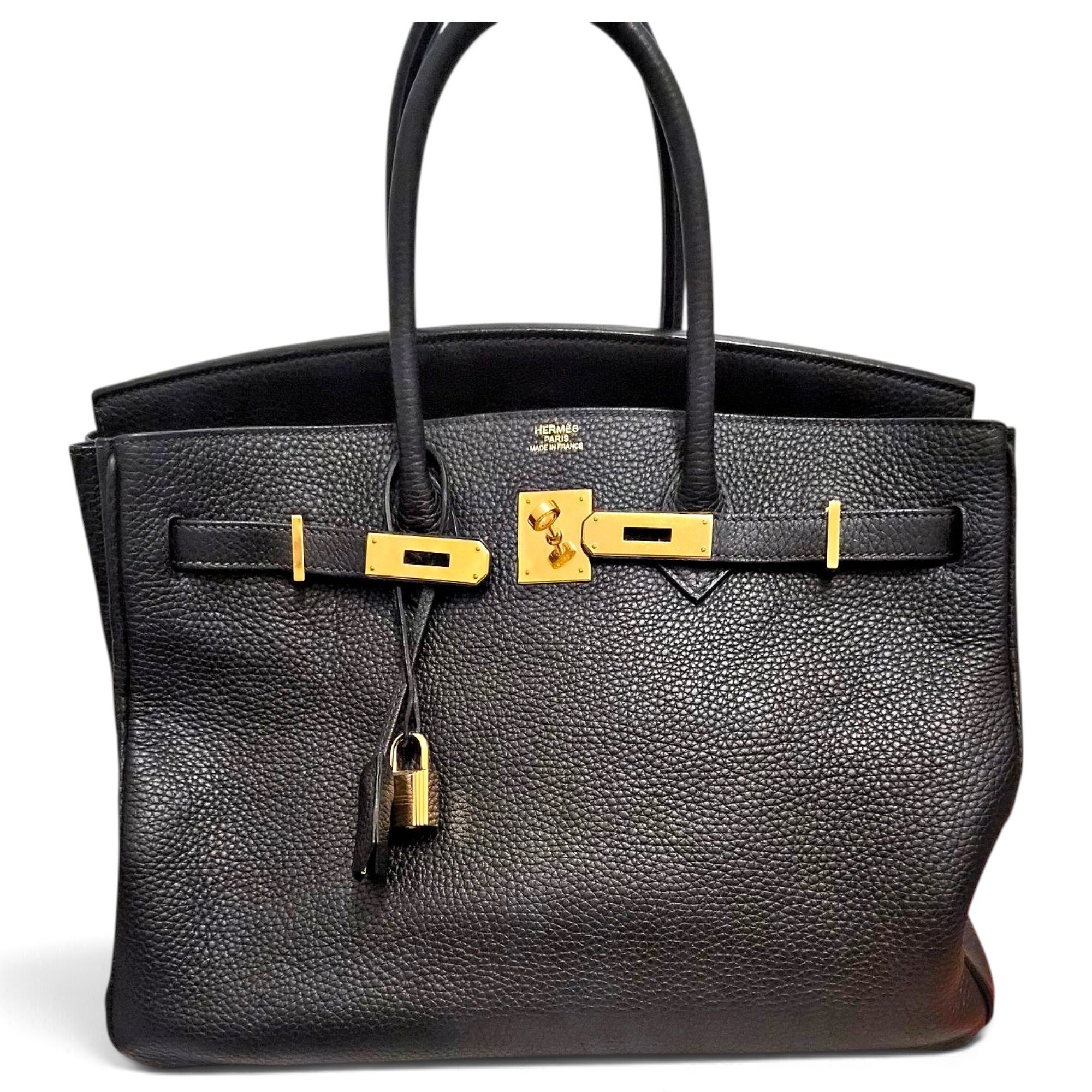 Hermes Birkin 35 Handbag Noir