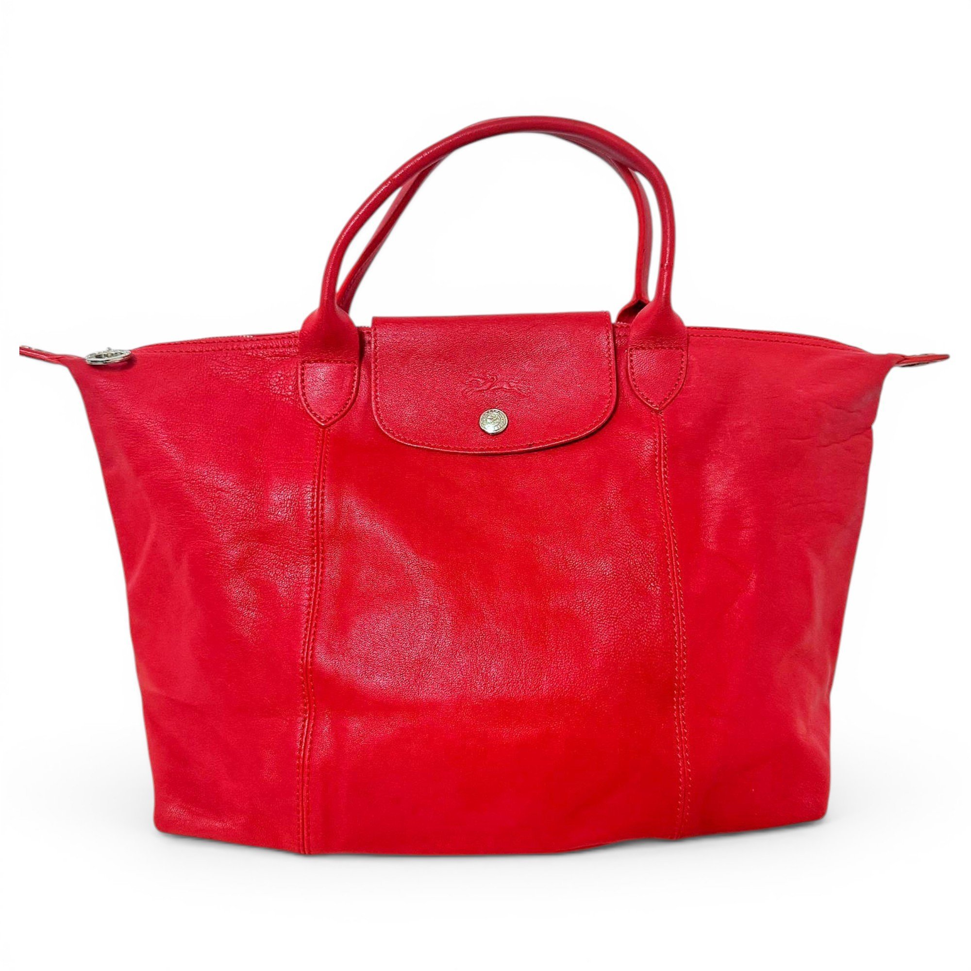 Pliage leather tote