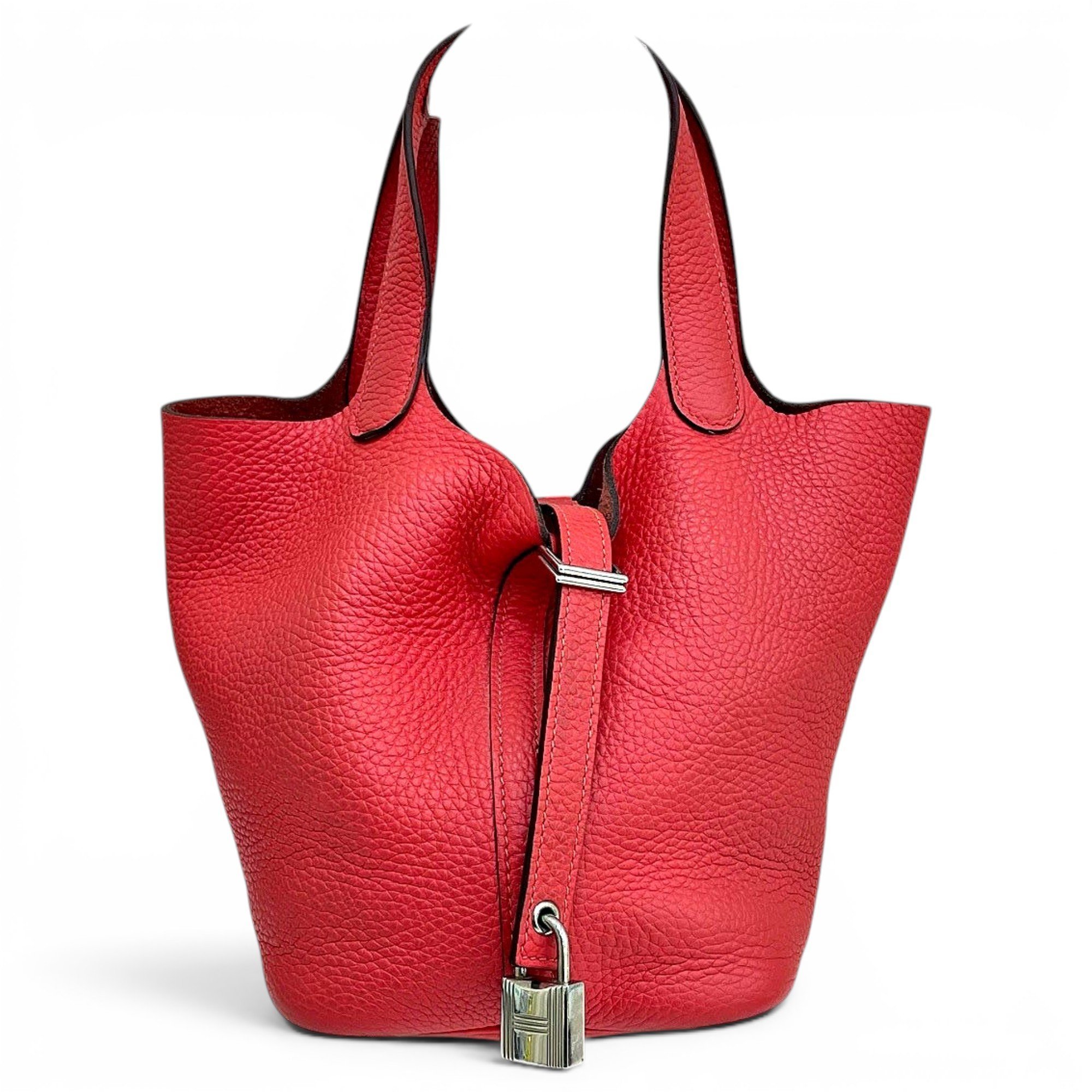 Picotin leather handbag