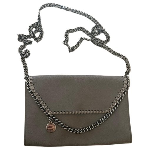 Falabella vegan leather clutch bag