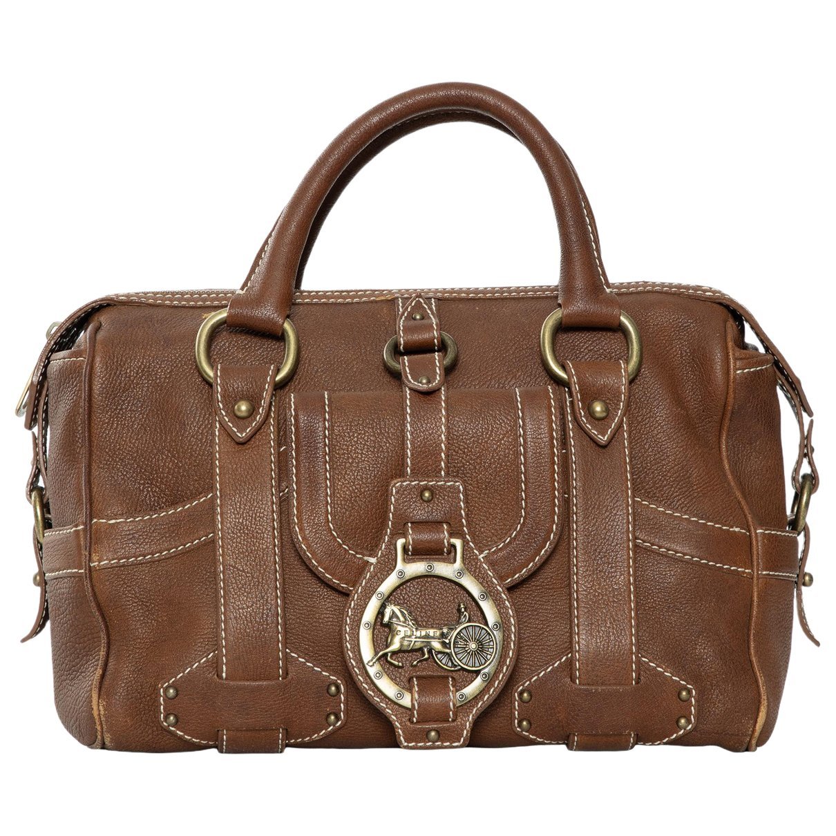 Leather handbag