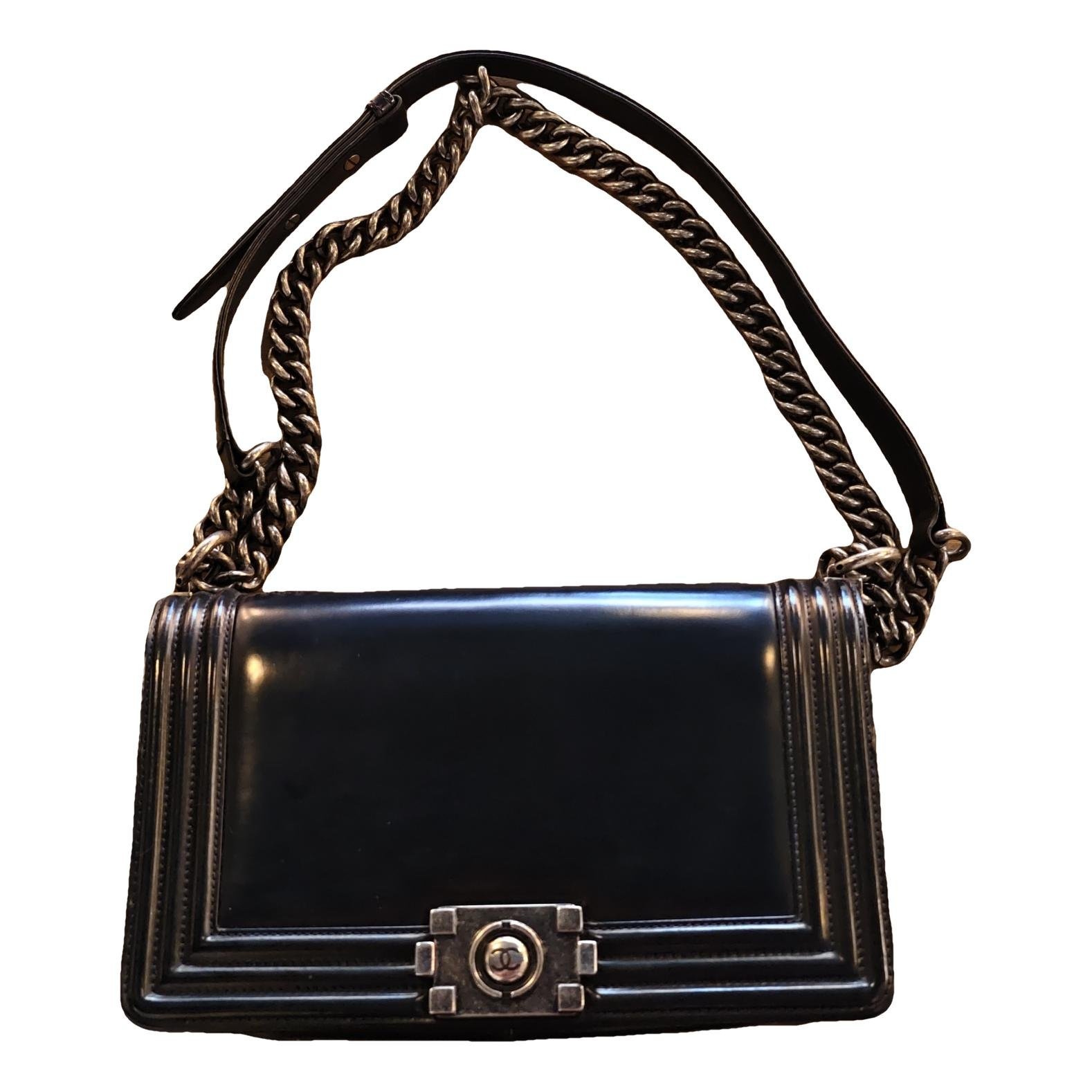 Boy leather crossbody bag
