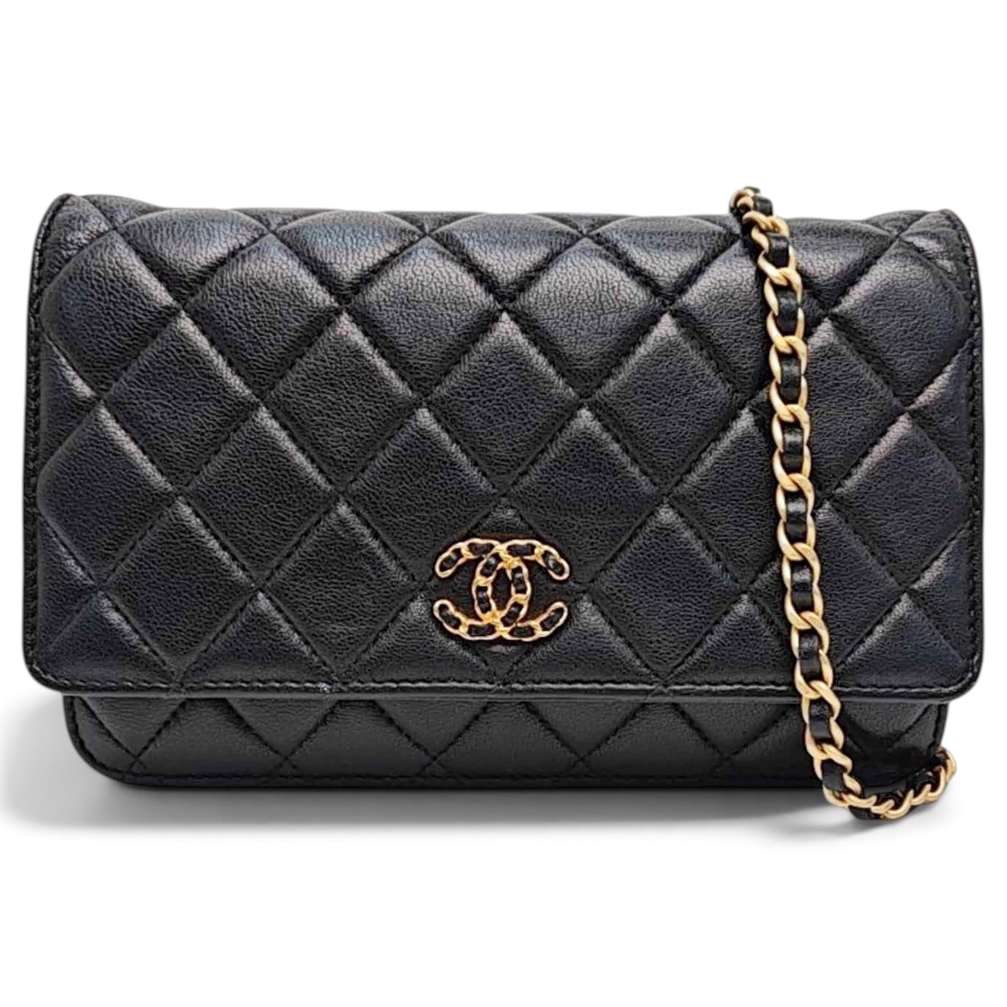 Wallet On Chain Timeless/Classique leather crossbody bag