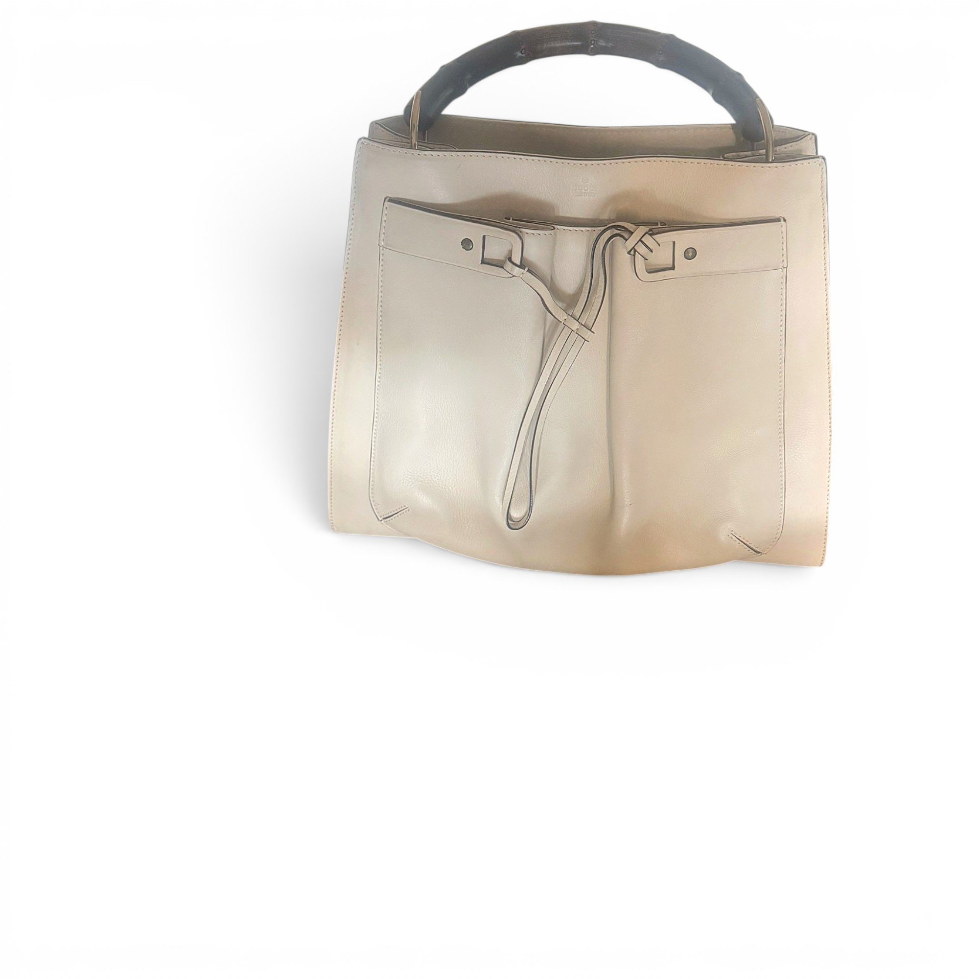 Vintage Bamboo leather handbag