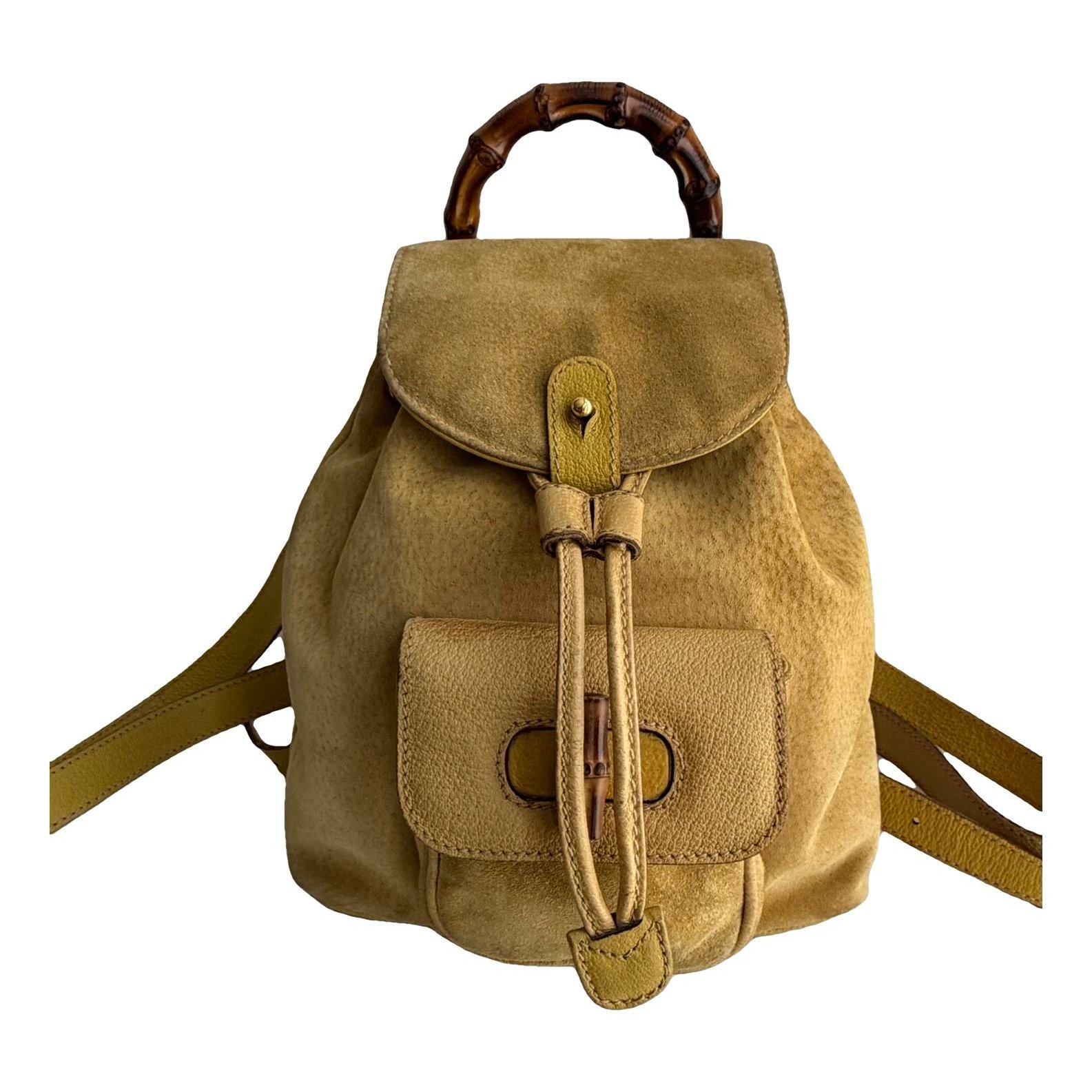 Bamboo Tassel Oval backpack