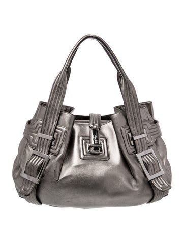 Roger Vivier Leather Top Handle Bag