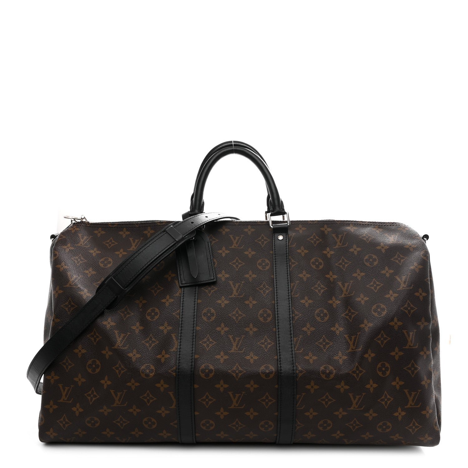Louis Vuitton Louis Vuitton Monogram Macassar Keepall Bandouliere 55