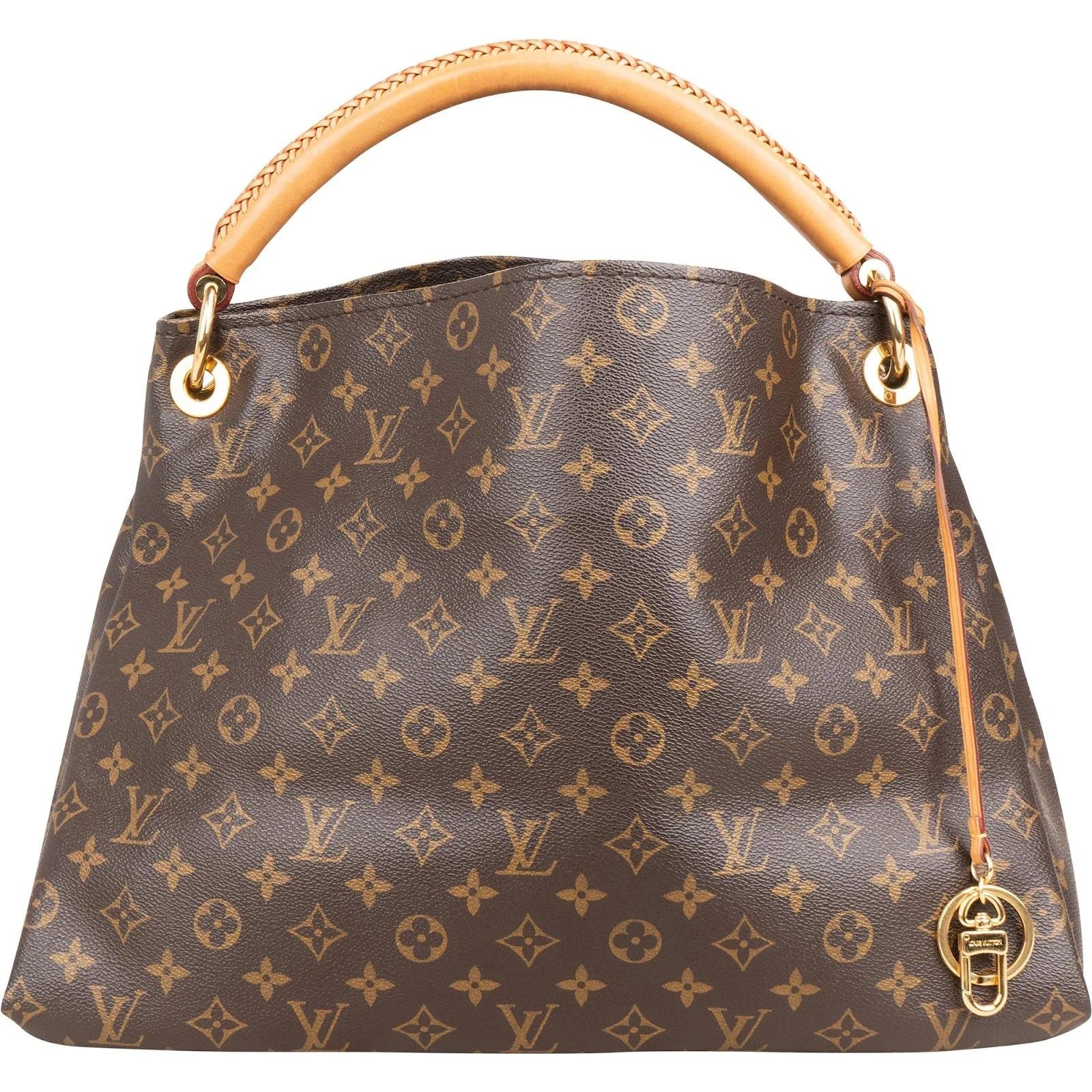 Artsy leather handbag