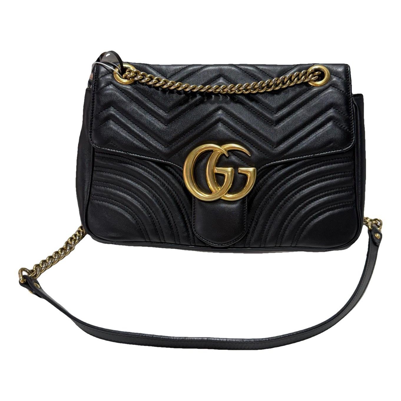 GG Marmont Flap leather crossbody bag