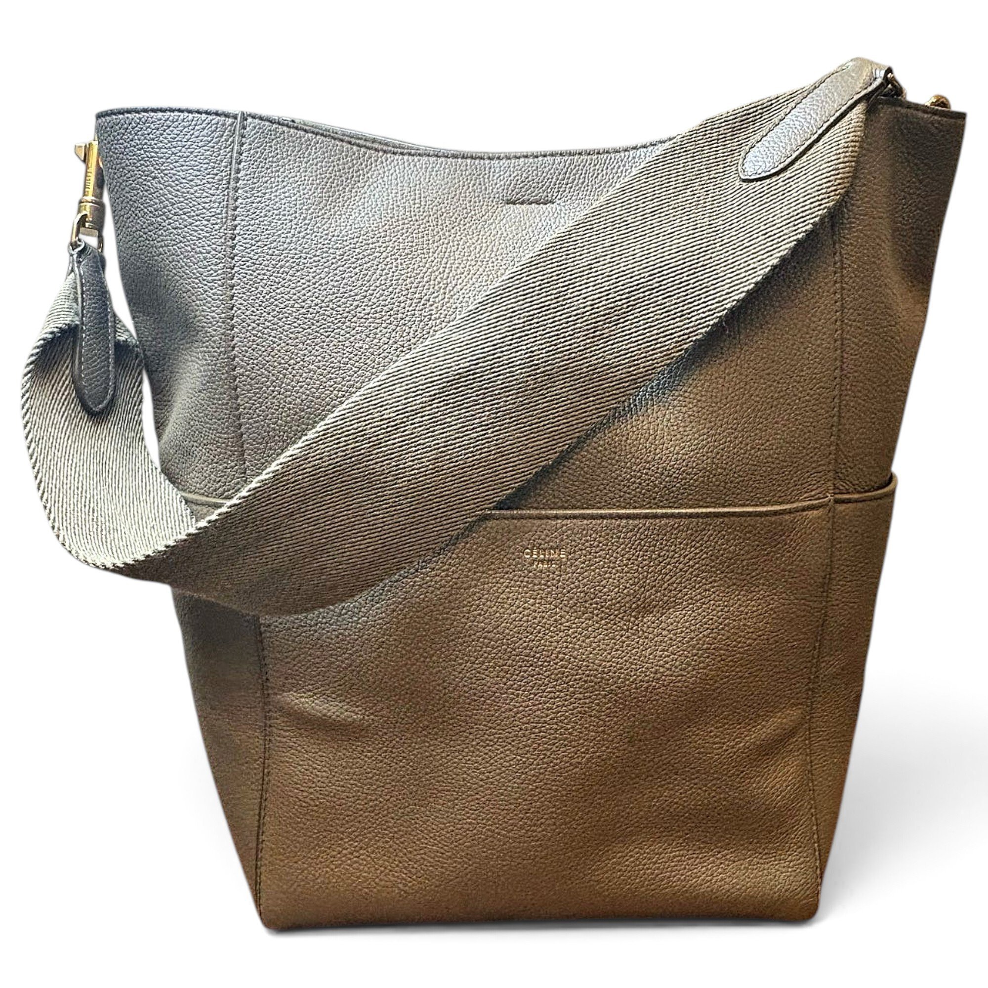 Seau Sangle leather tote