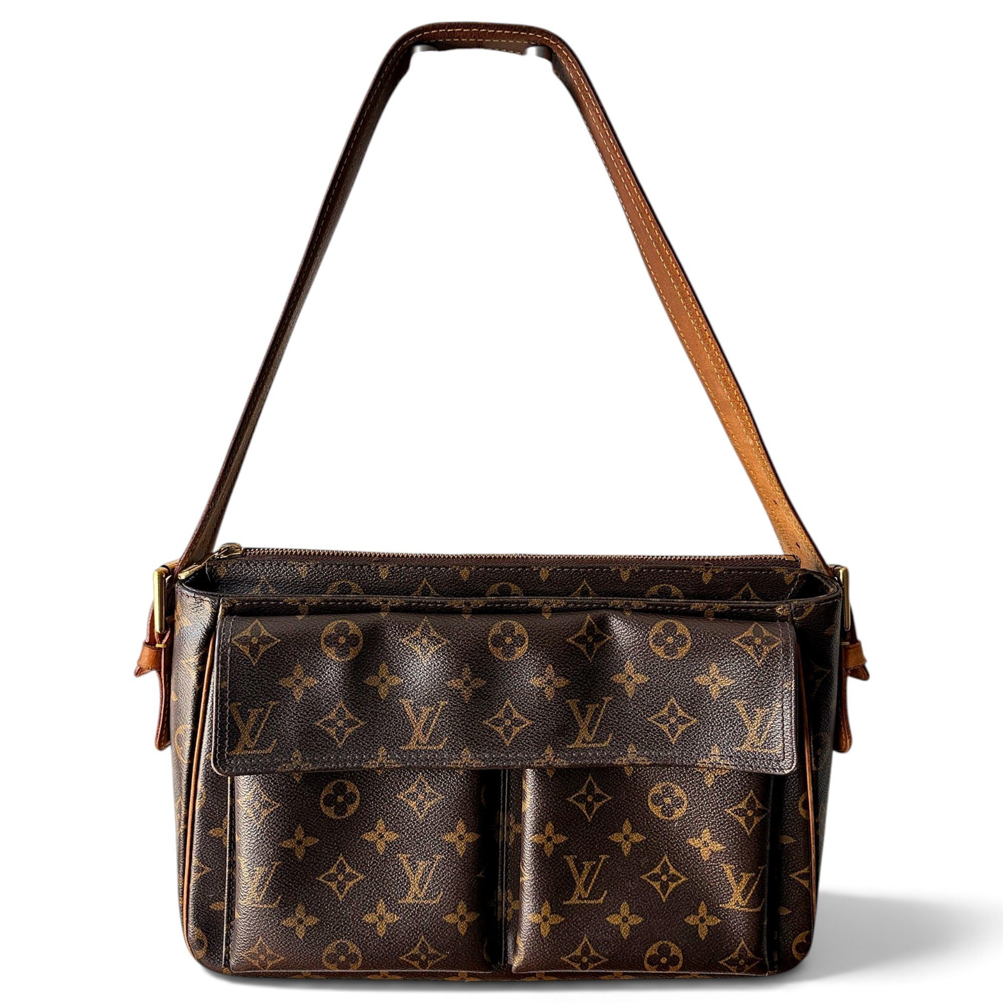 Viva Cité leather handbag