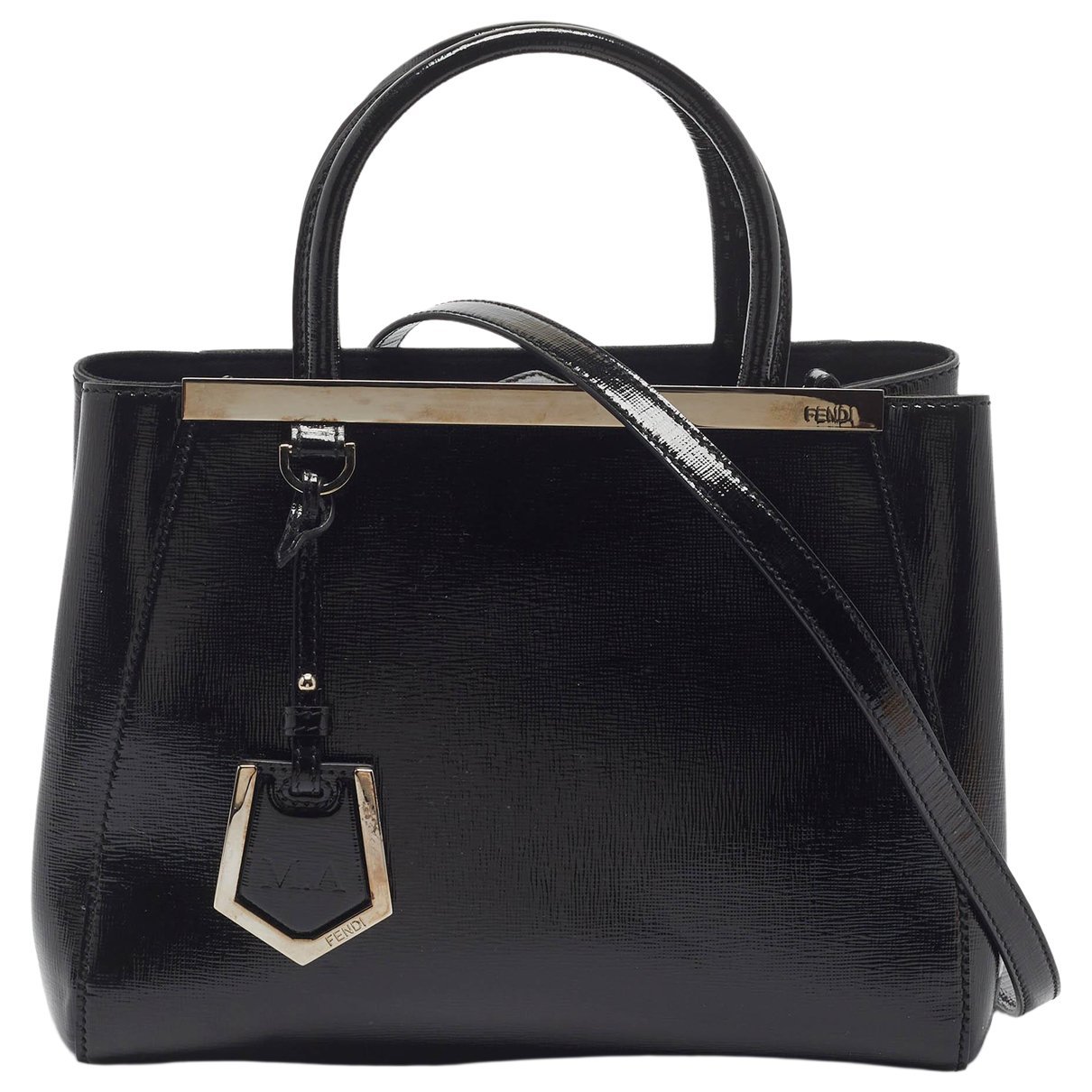 2Jours patent leather tote