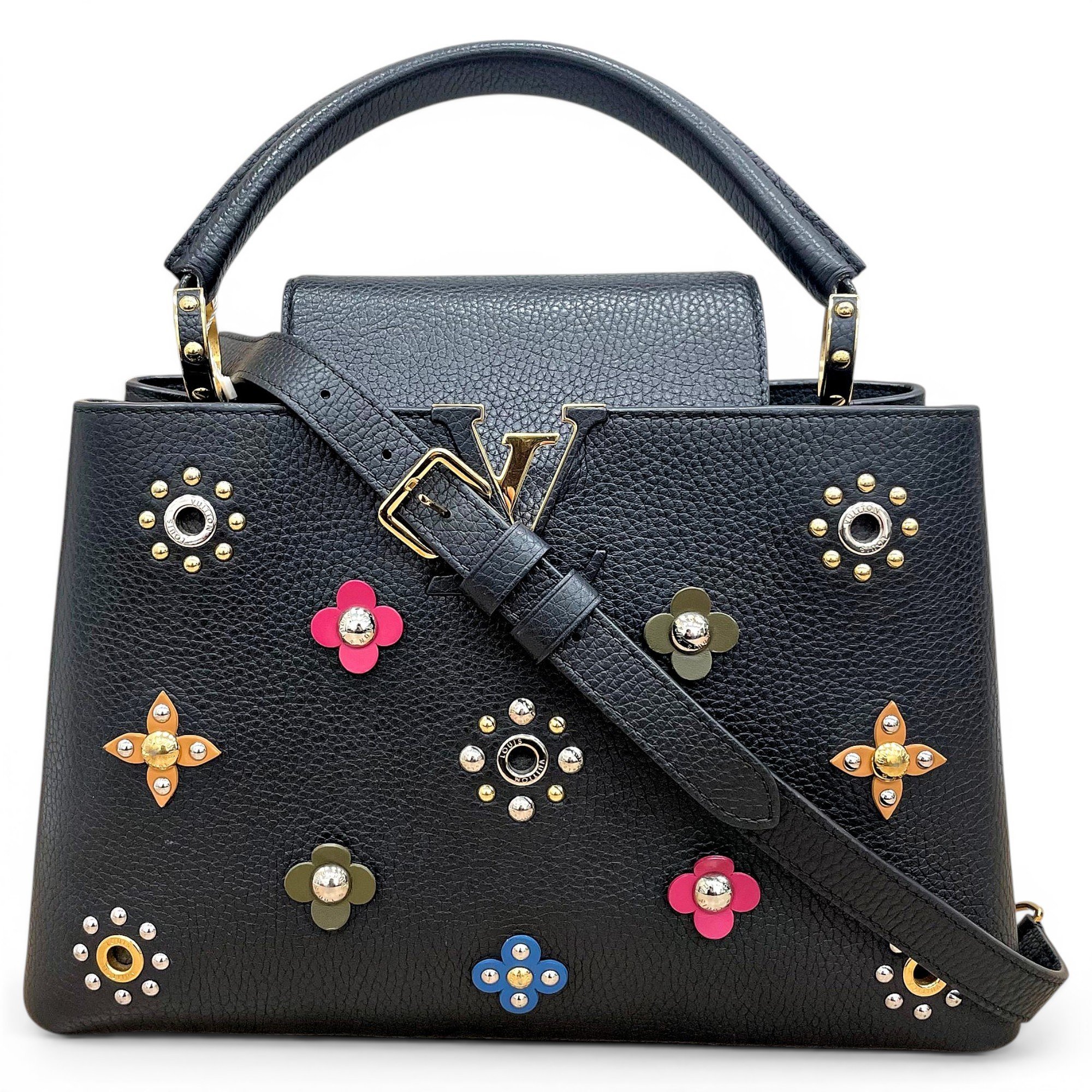 Capucines leather handbag