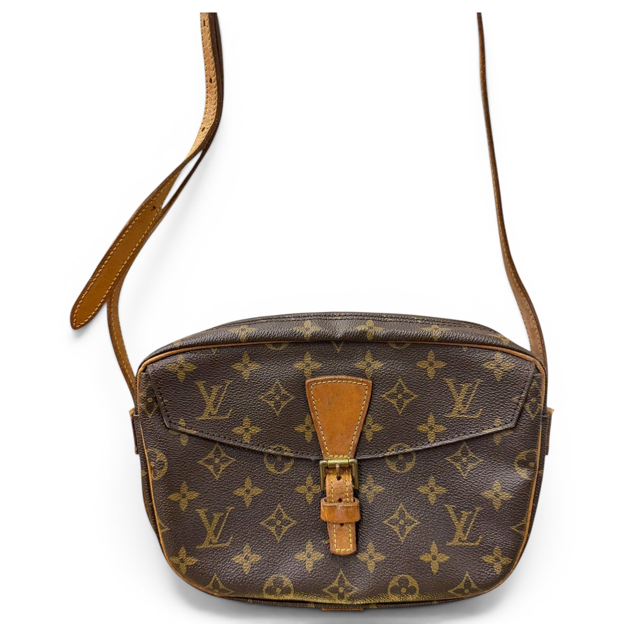 Jeune fille leather crossbody bag