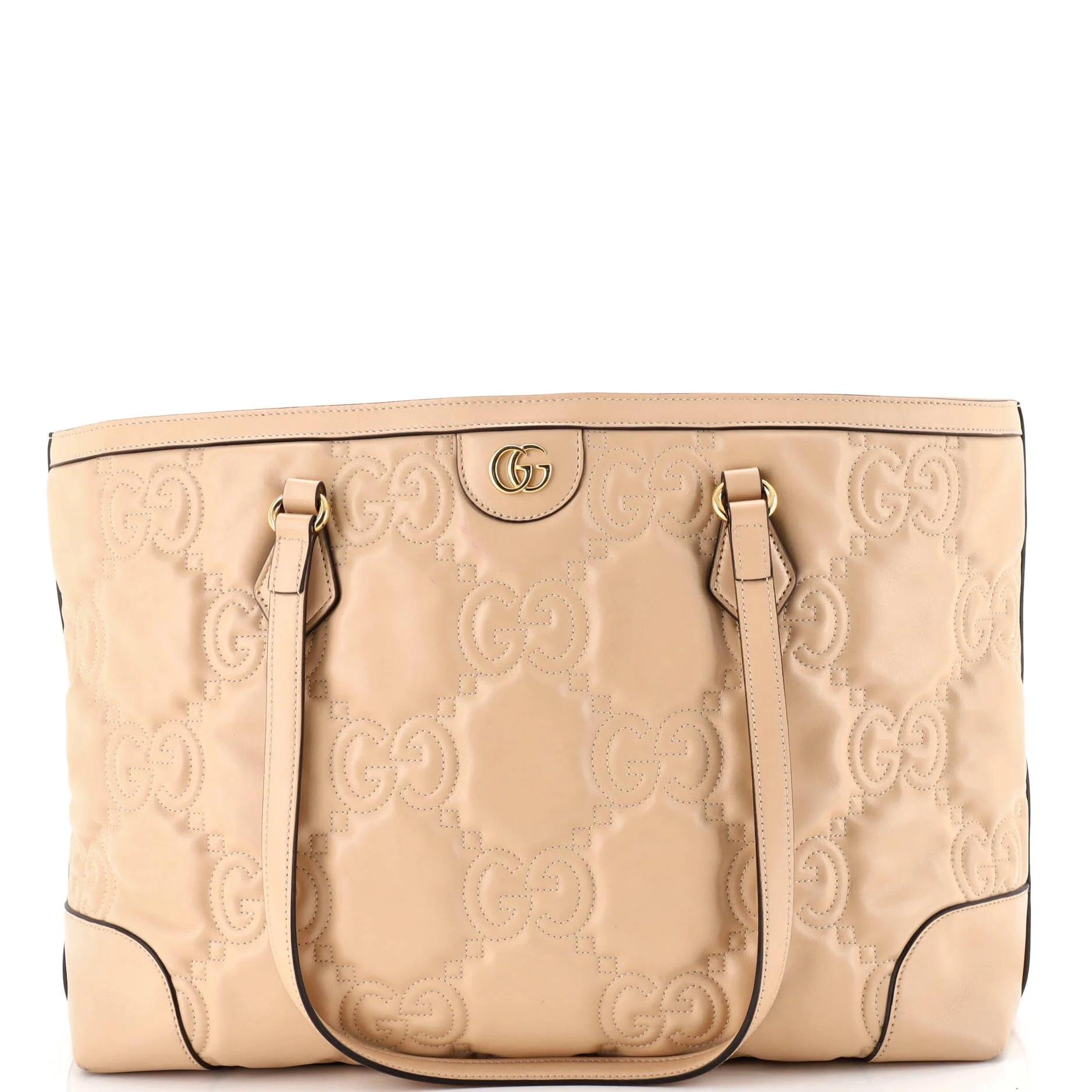 Leather tote