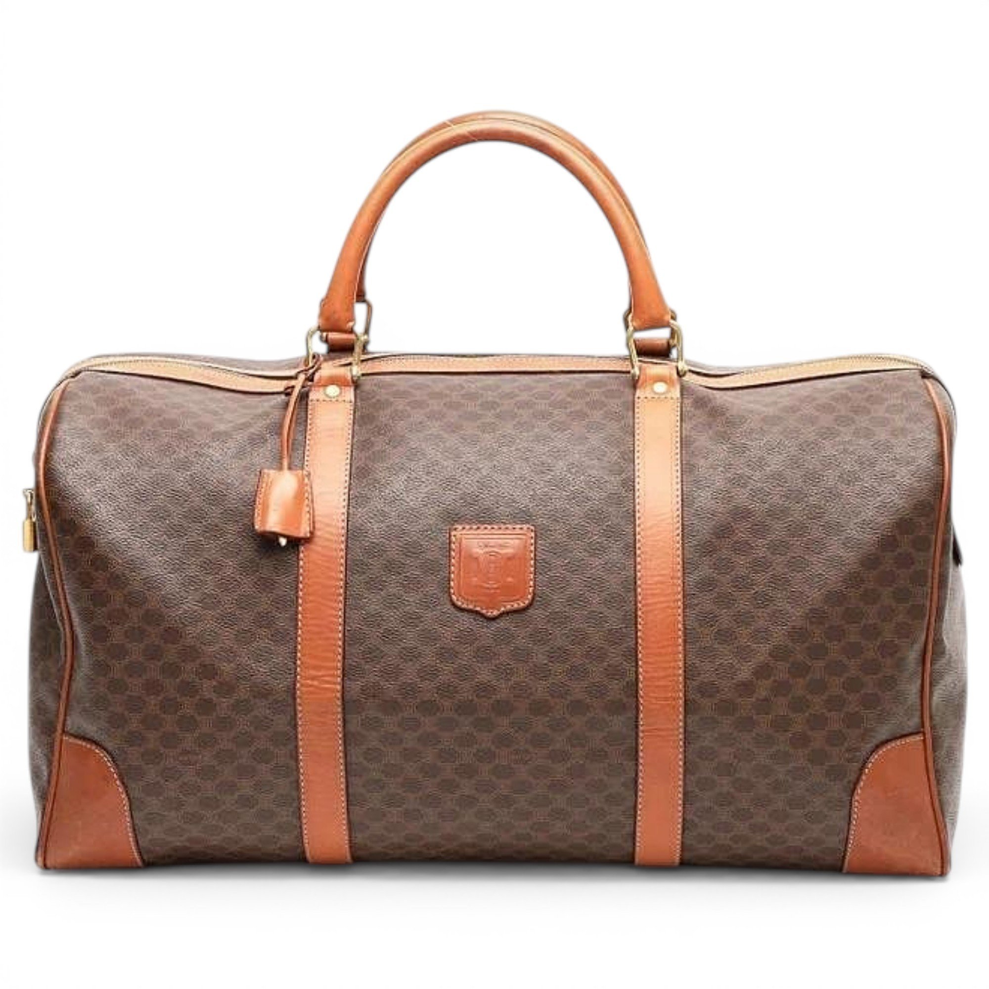 Leather travel bag