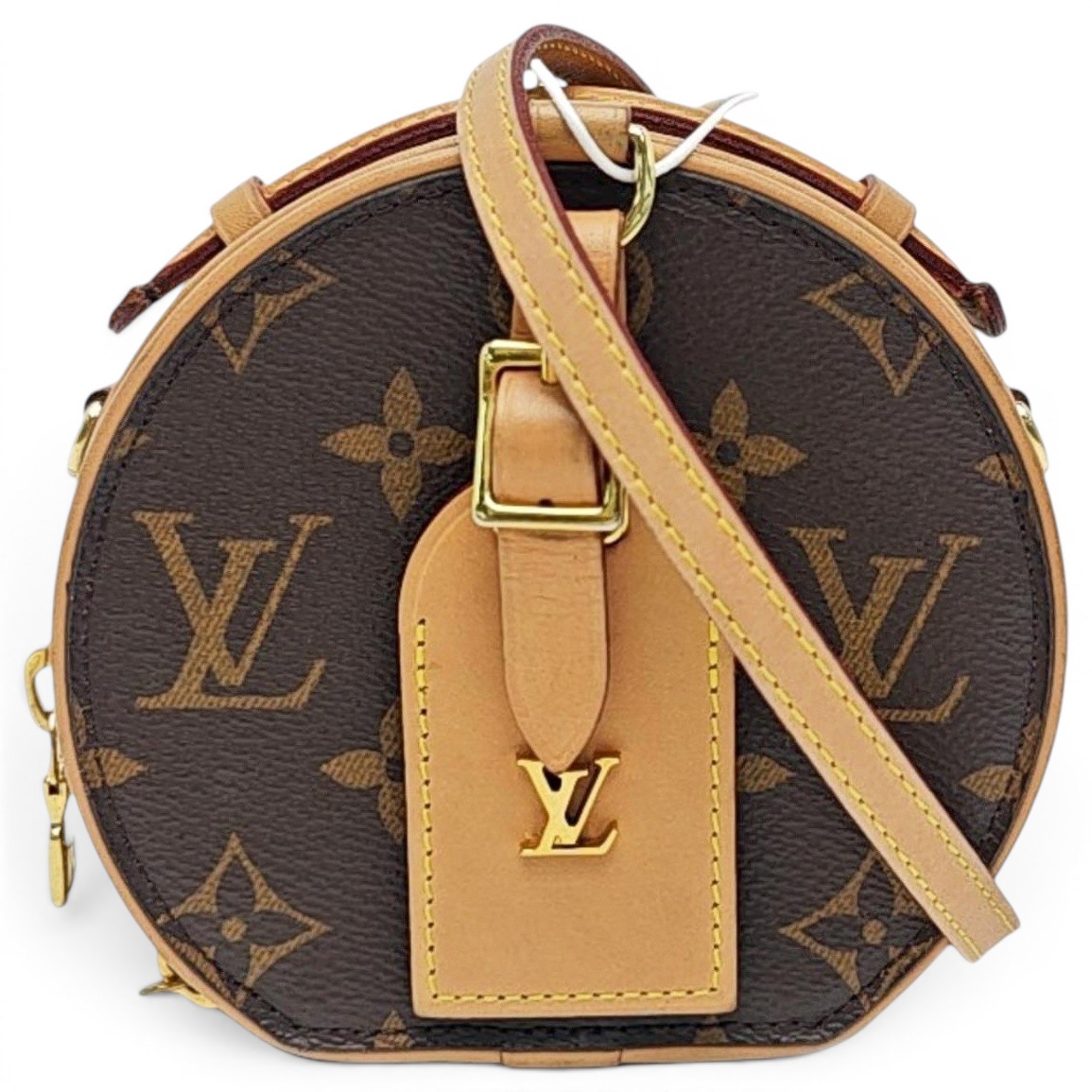 Micro boite chapeau leather handbag