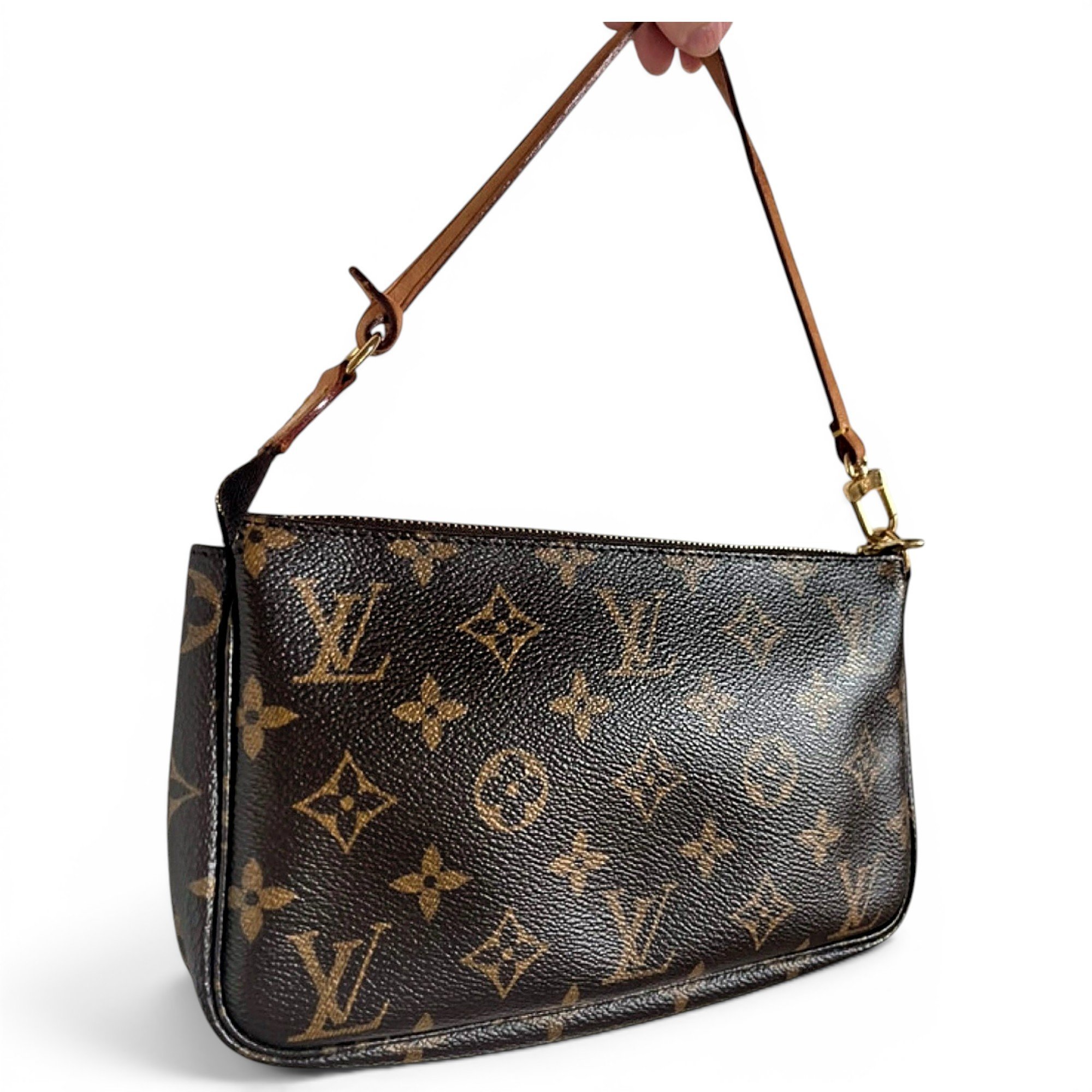 Pochette Accessoire leather handbag