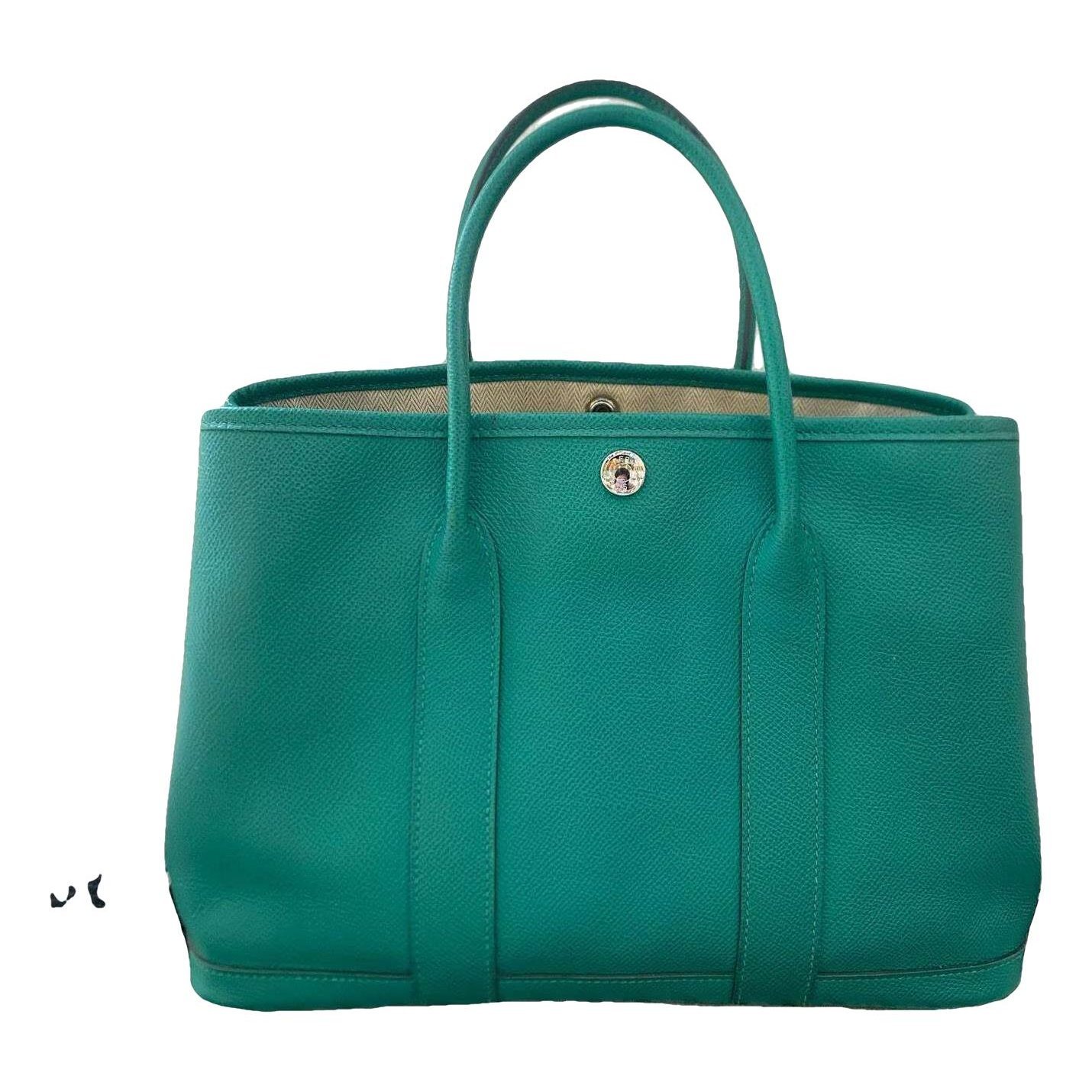 Garden Party leather handbag