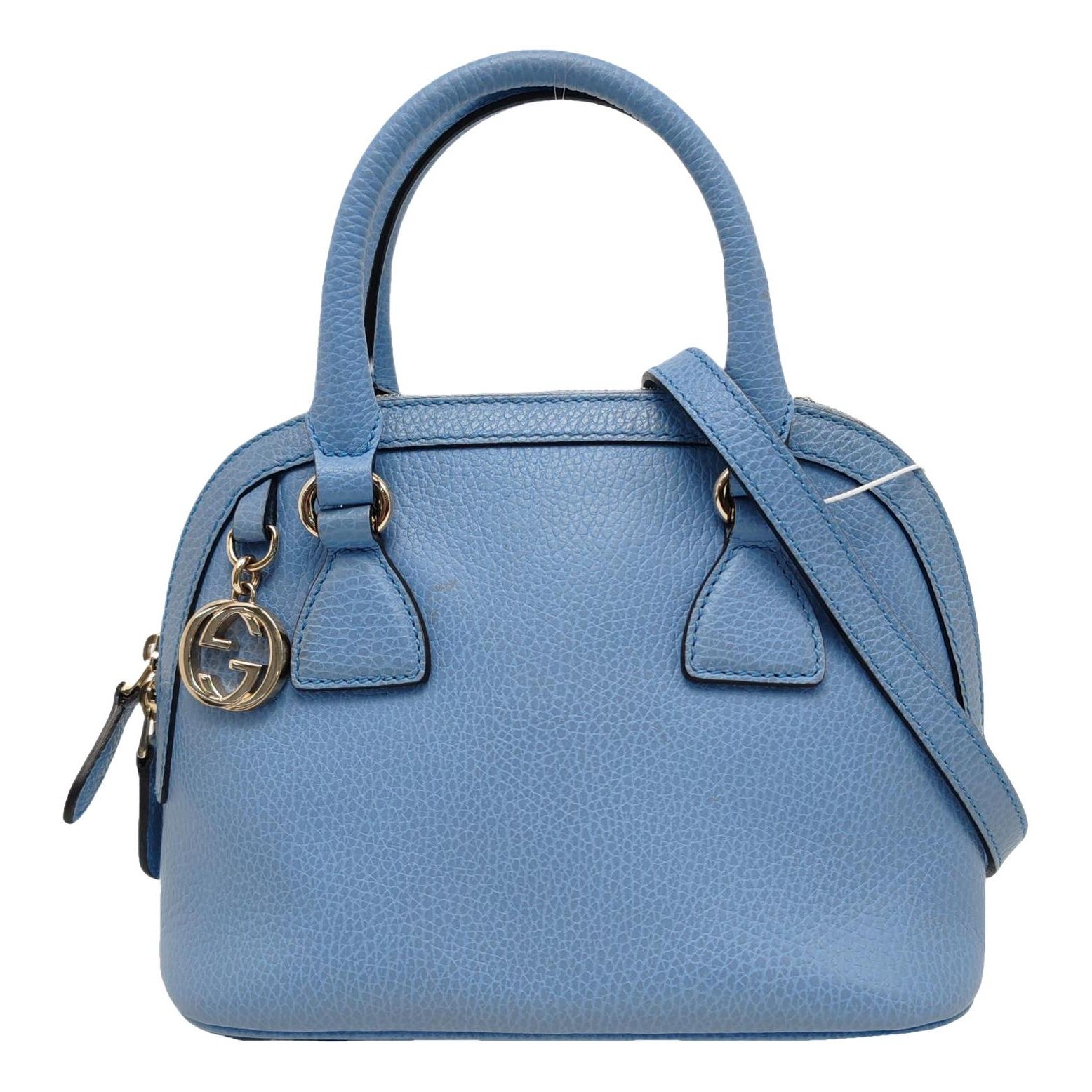 Dôme leather crossbody bag