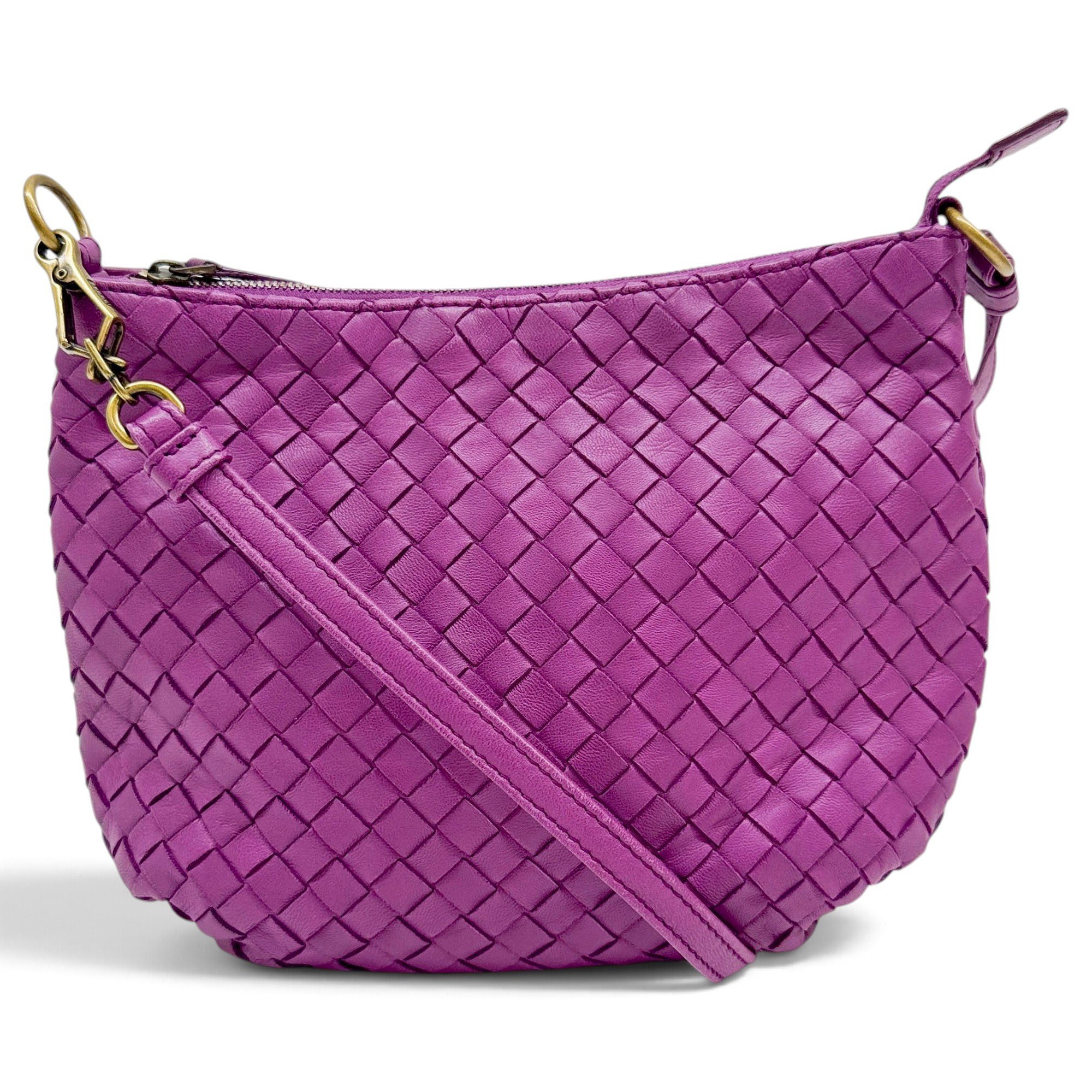 Leather crossbody bag